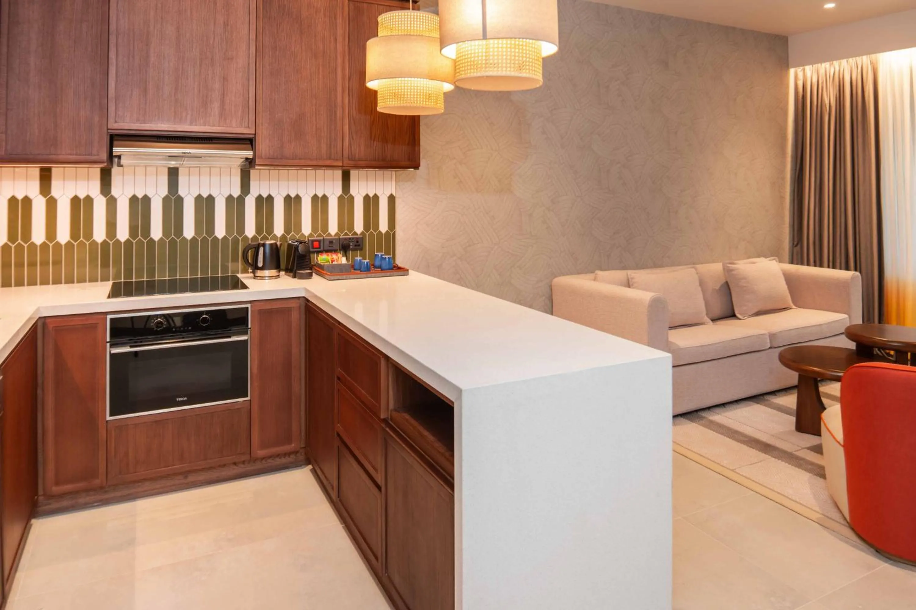 Living room in Canopy By Hilton Seychelles Resort