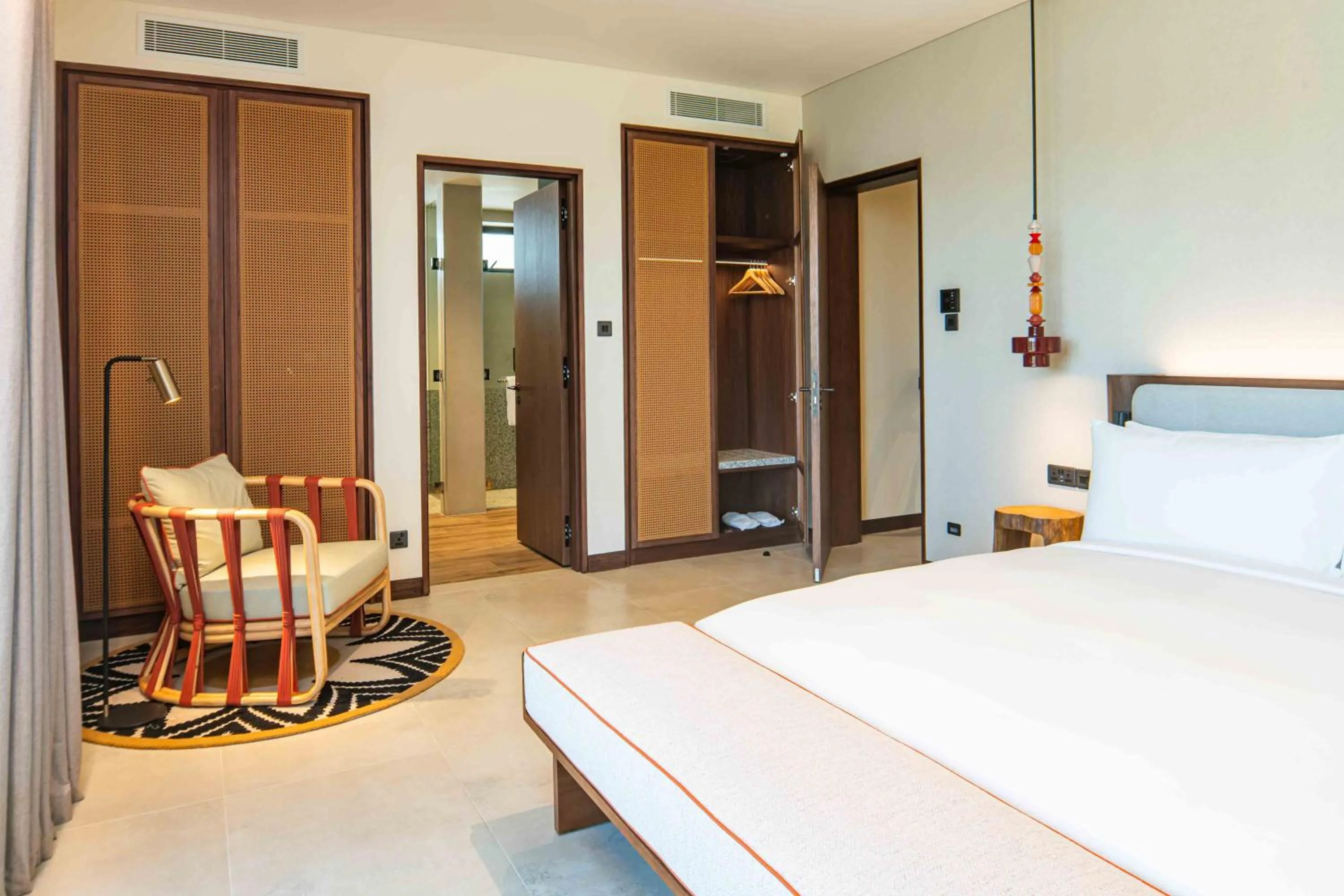 Bedroom, Bed in Canopy By Hilton Seychelles Resort