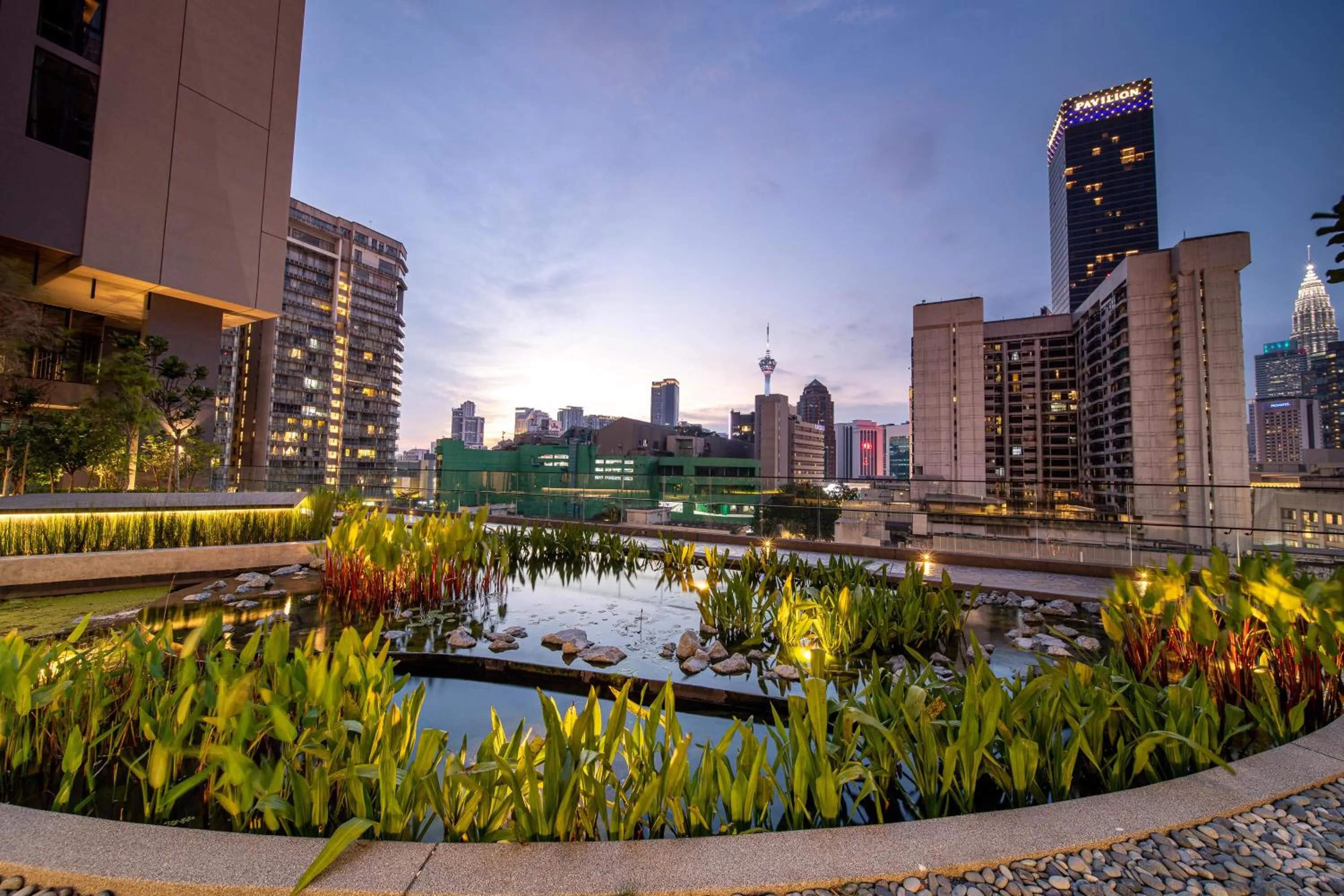 Garden in Axon Residence Bukit Bintang Kuala Lumpur By Apex