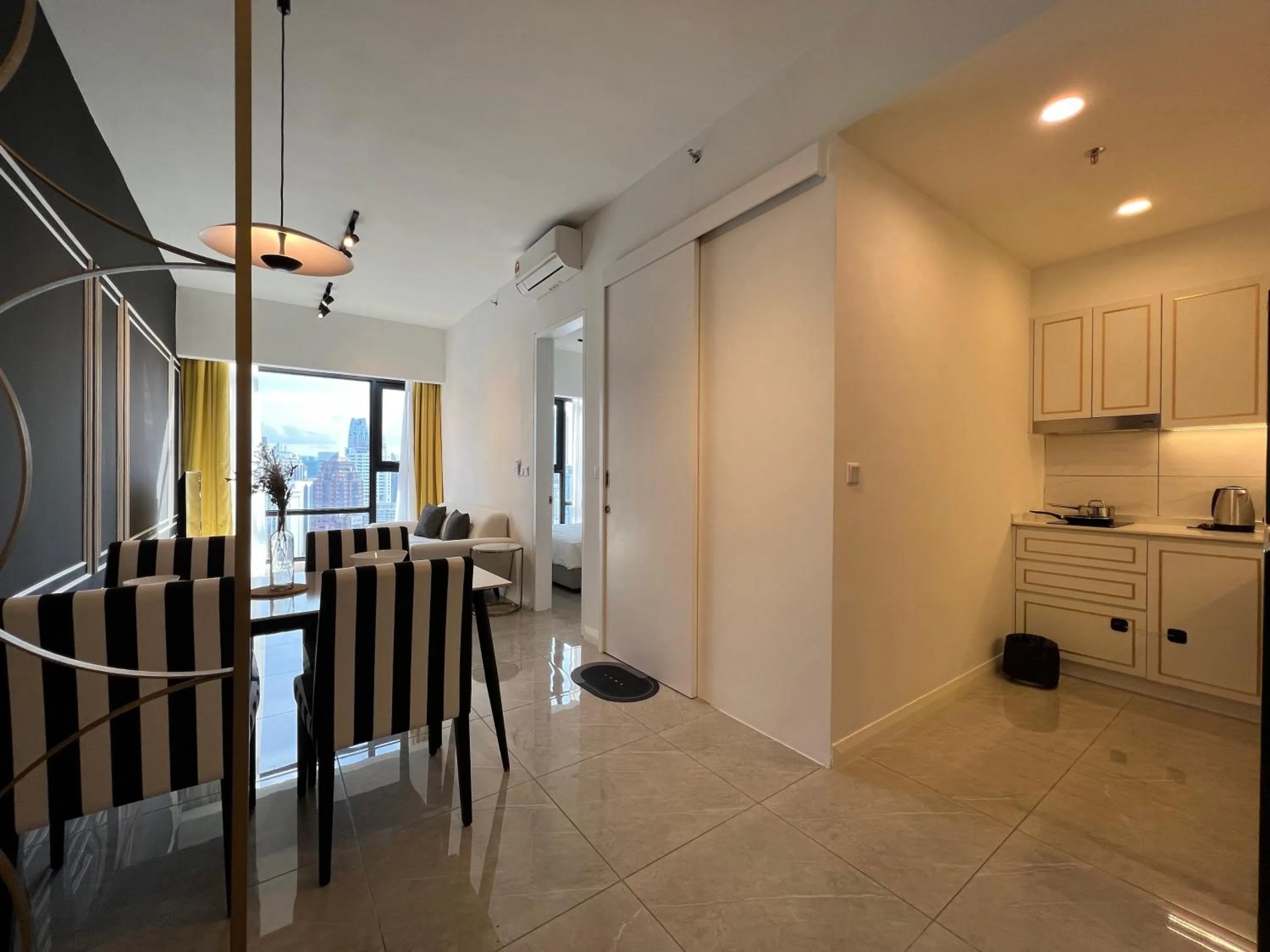 Dining area in Axon Residence Bukit Bintang Kuala Lumpur By Apex