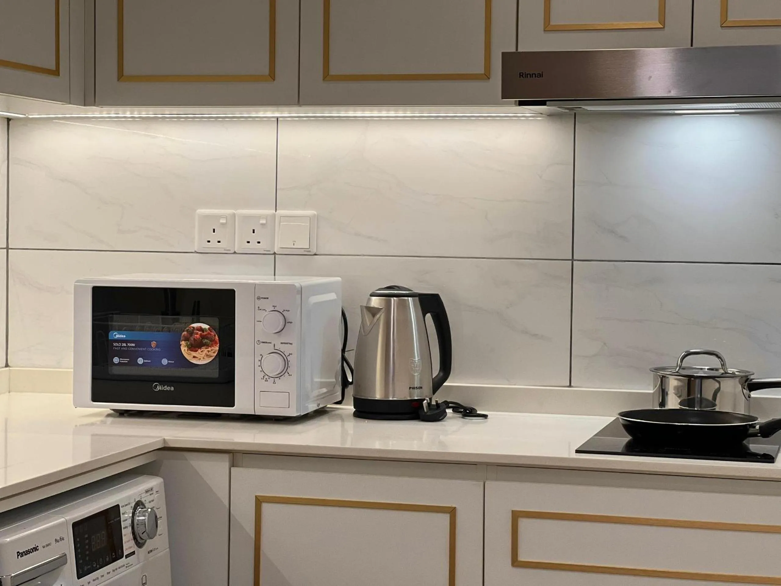 Kitchen or kitchenette in Axon Residence Bukit Bintang Kuala Lumpur By Apex