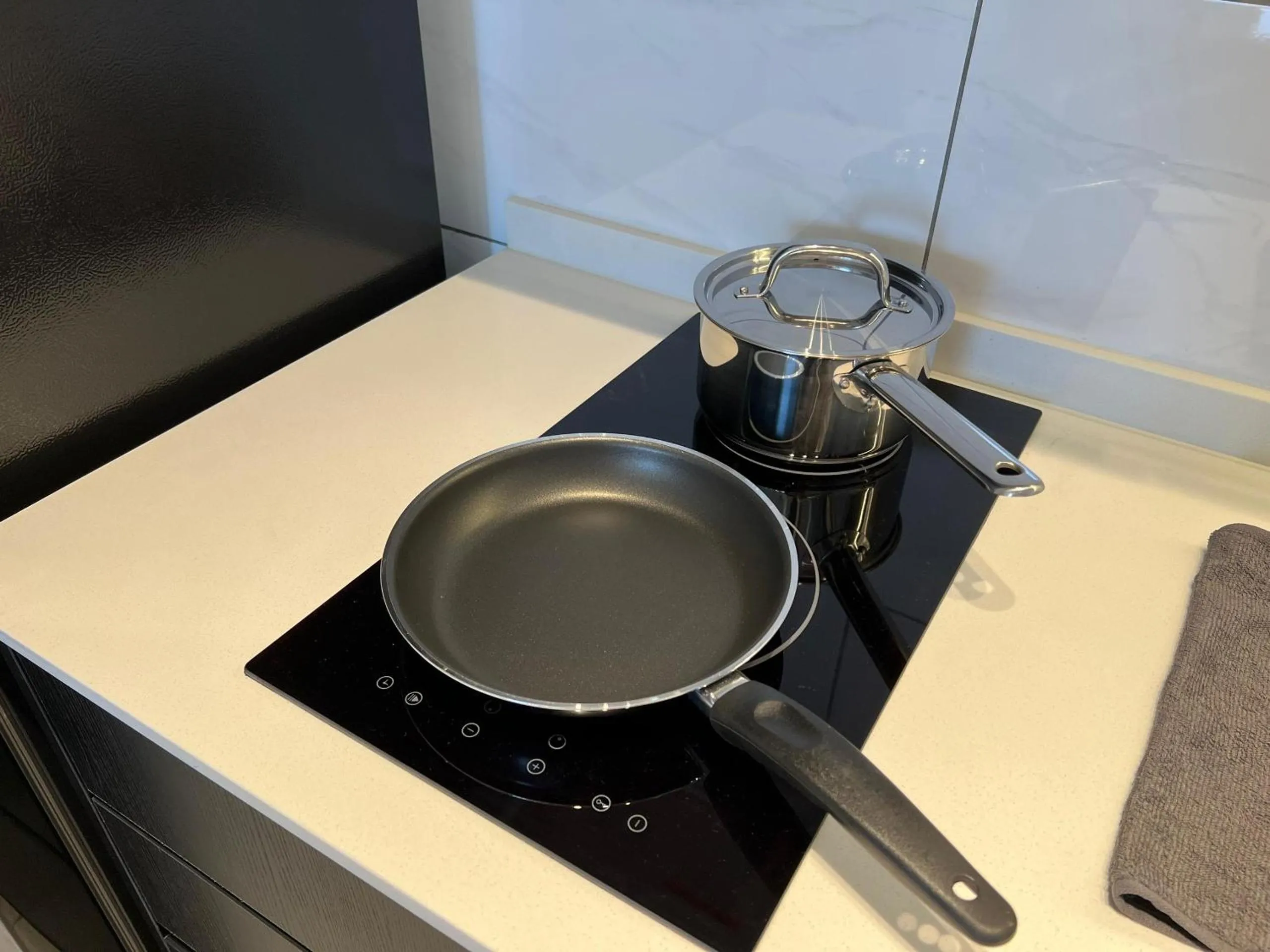 Kitchen or kitchenette in Axon Residence Bukit Bintang Kuala Lumpur By Apex