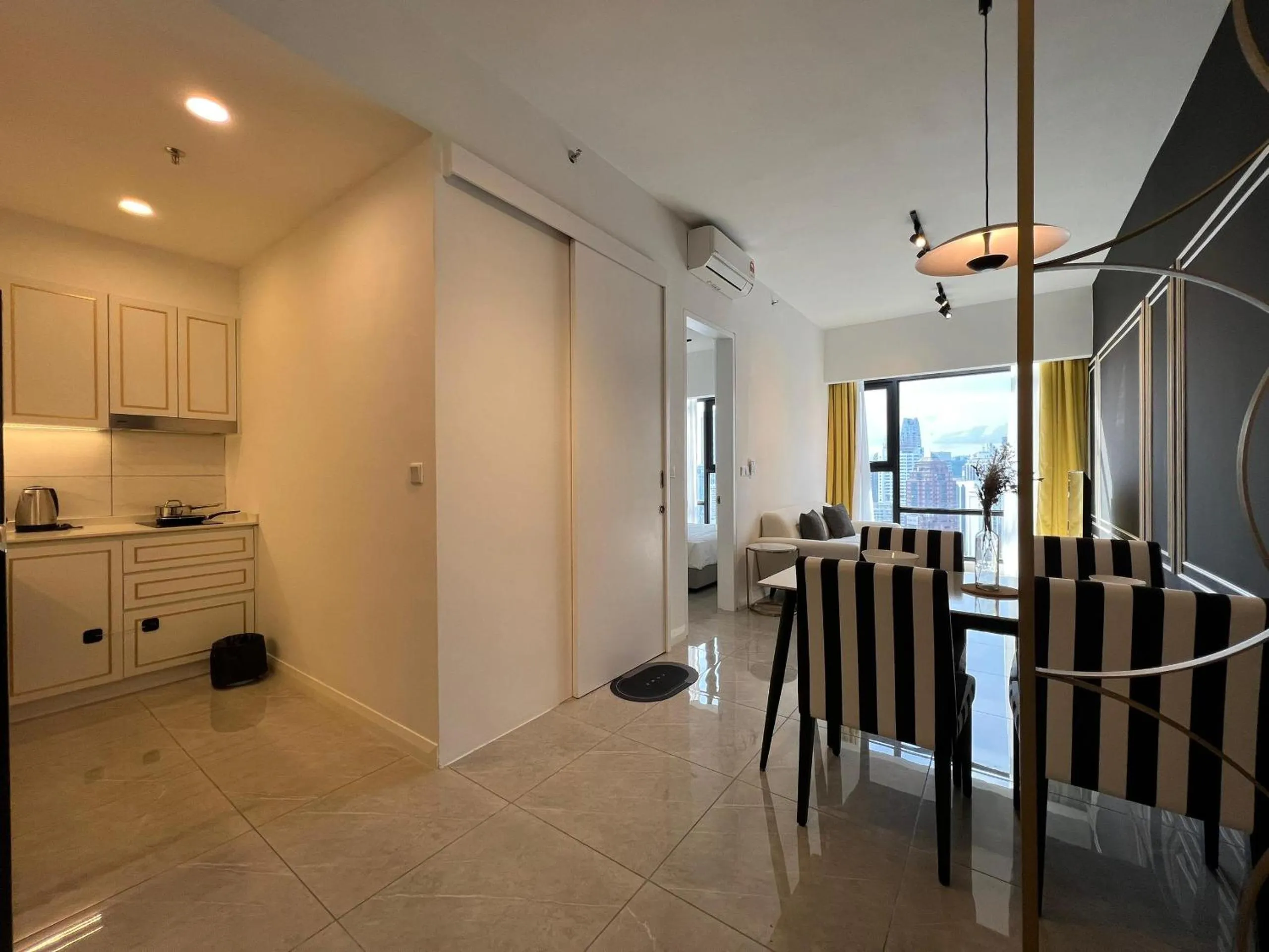 Kitchen or kitchenette in Axon Residence Bukit Bintang Kuala Lumpur By Apex