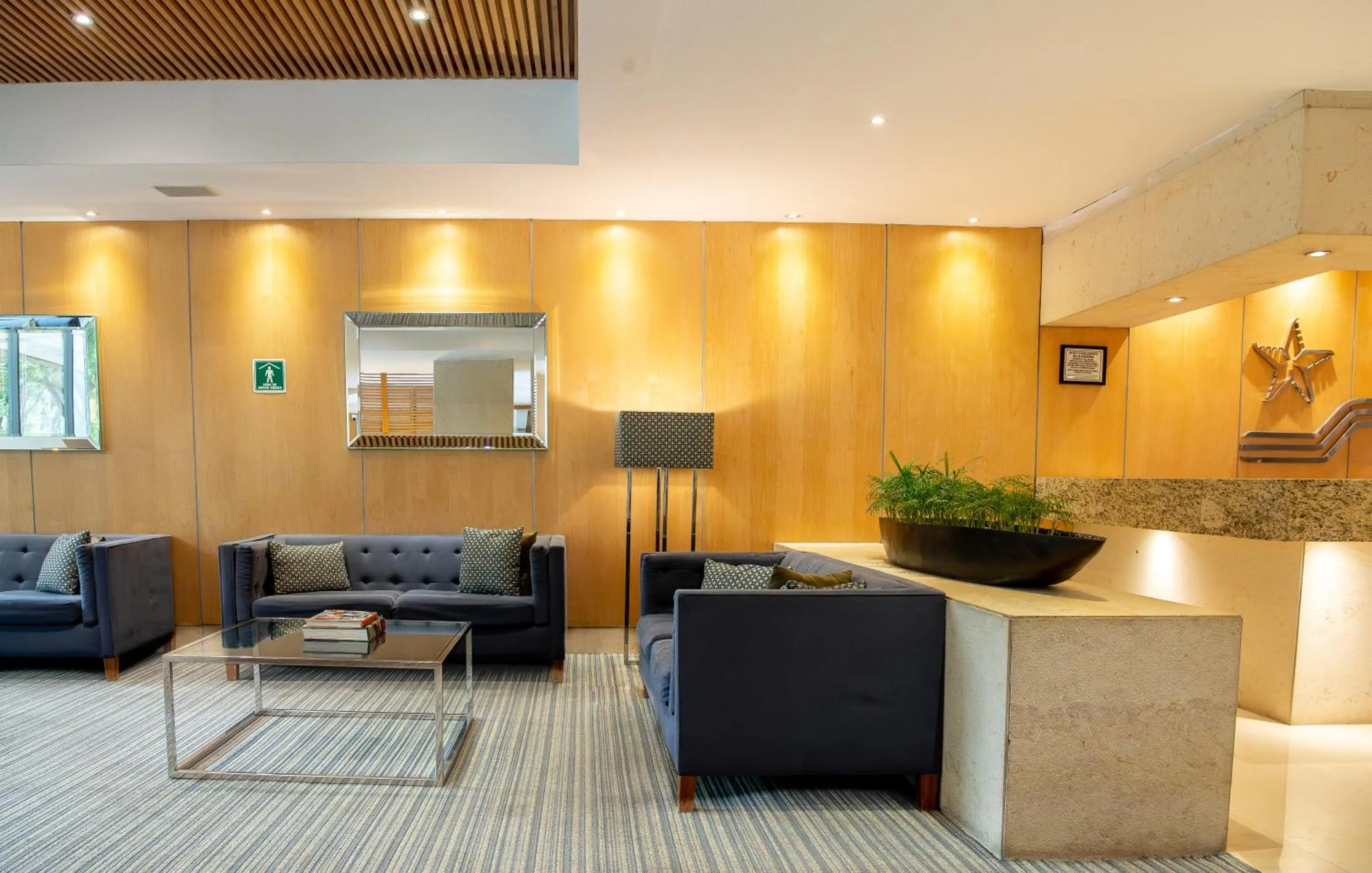 Seating area in Hotel Stella Maris