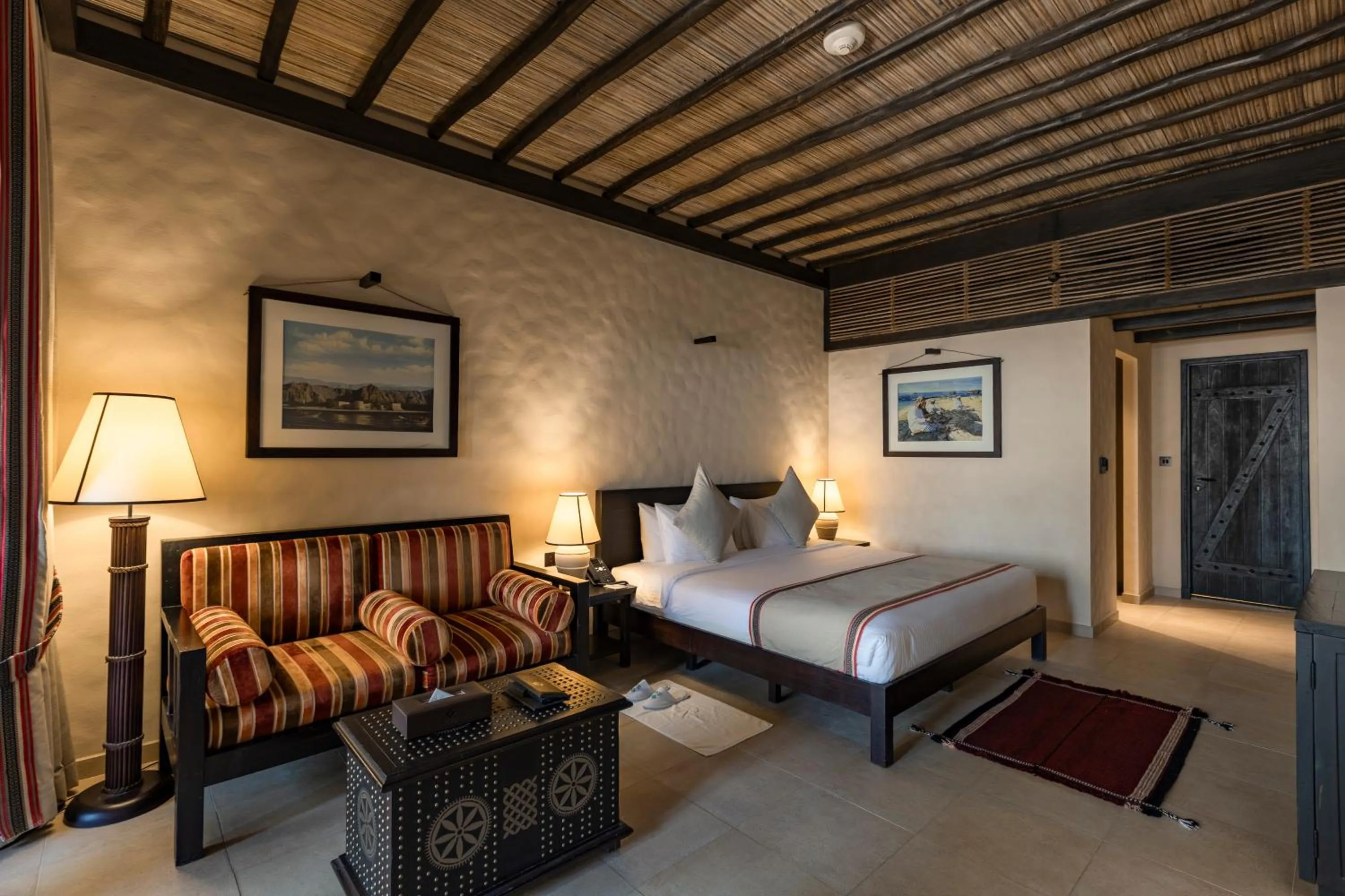 Bed in Atana Musandam Resort