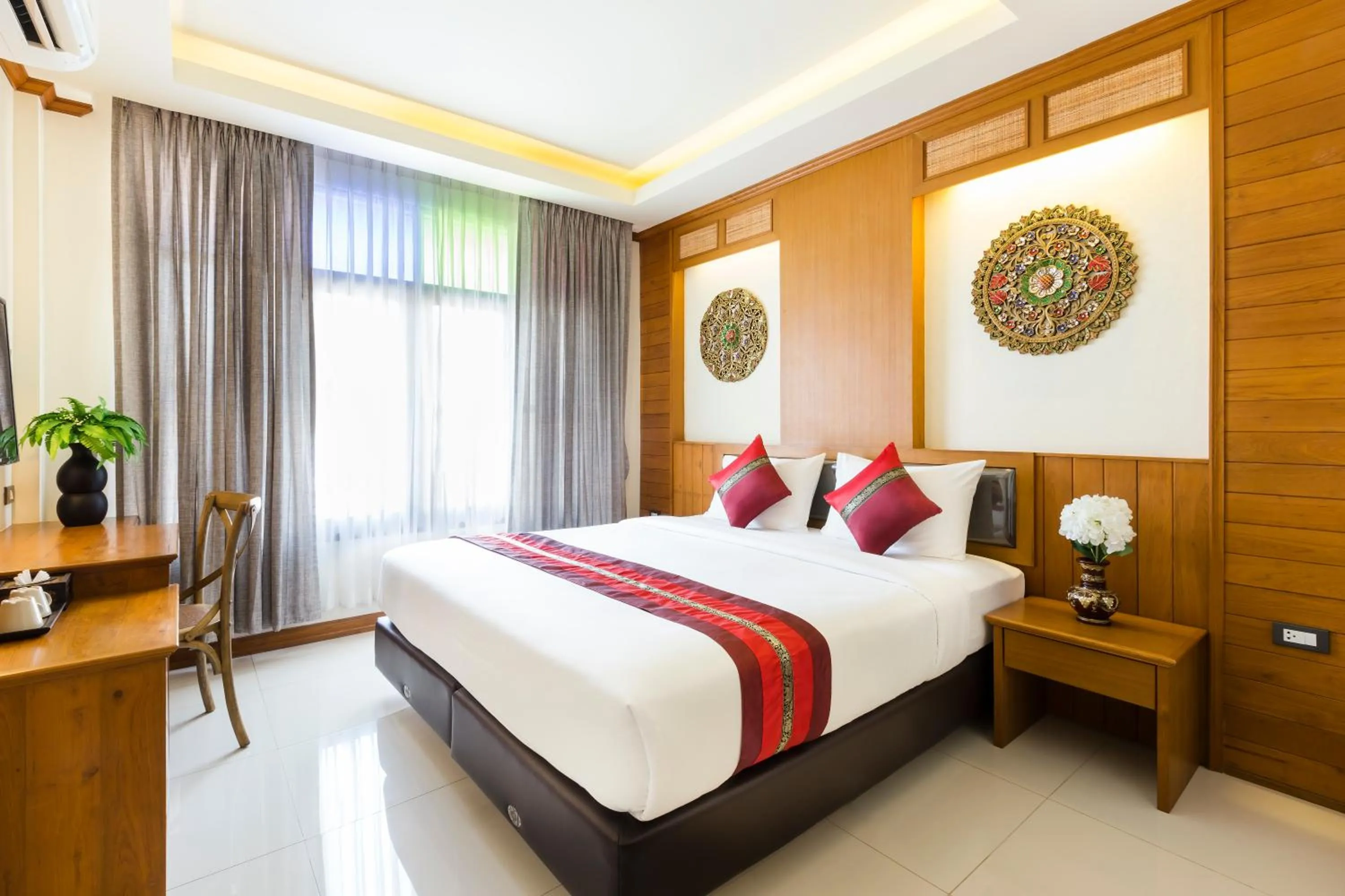 Bed in Lee Chiang Hotel