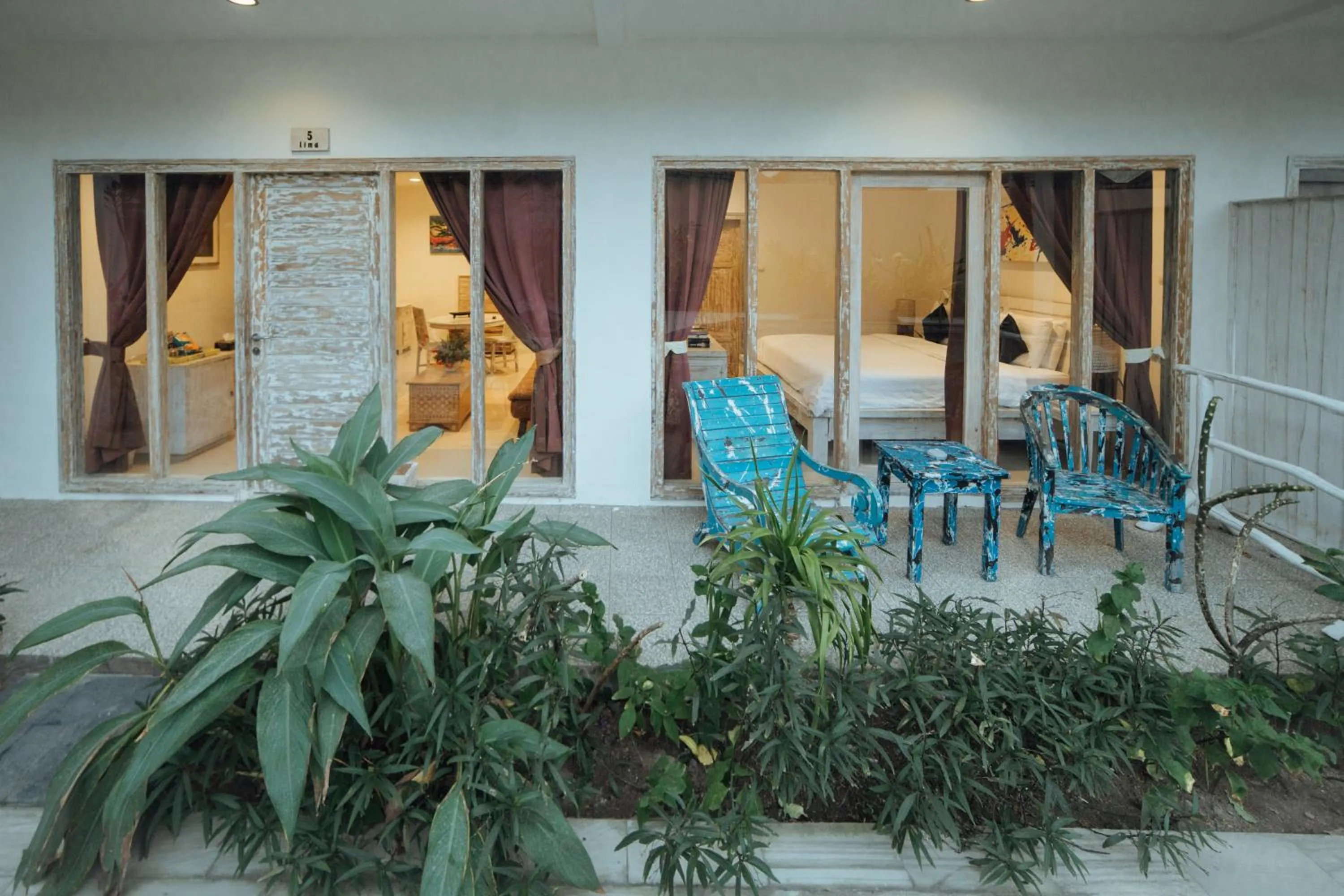 Patio in Gili Amor Boutique Resort