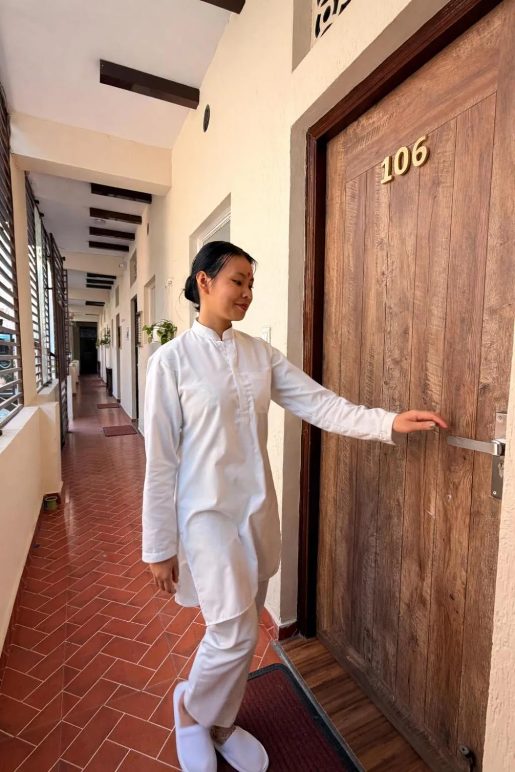 Facade/entrance in Sanskriti Vedic Retreat