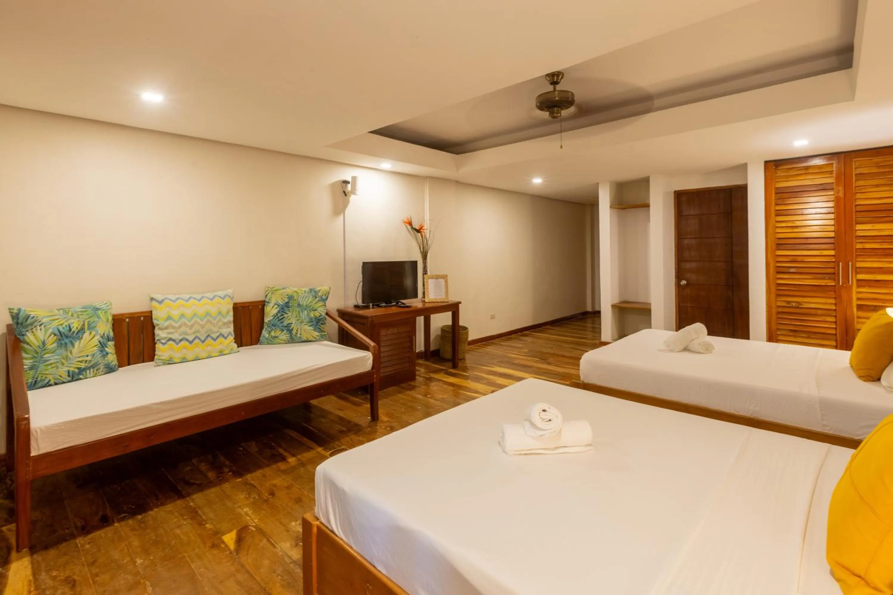 Bed in Nabulao Beach Resort