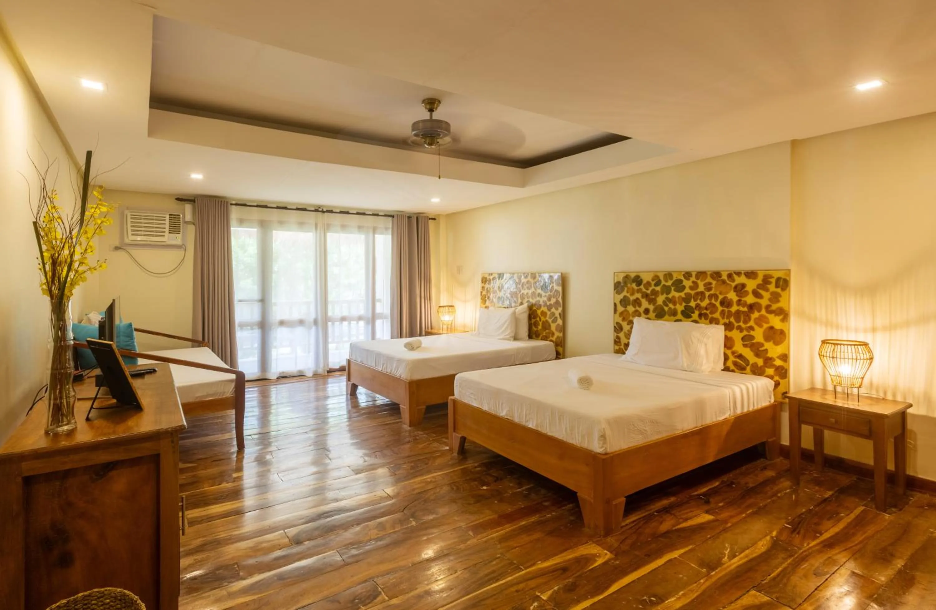 Bed in Nabulao Beach Resort