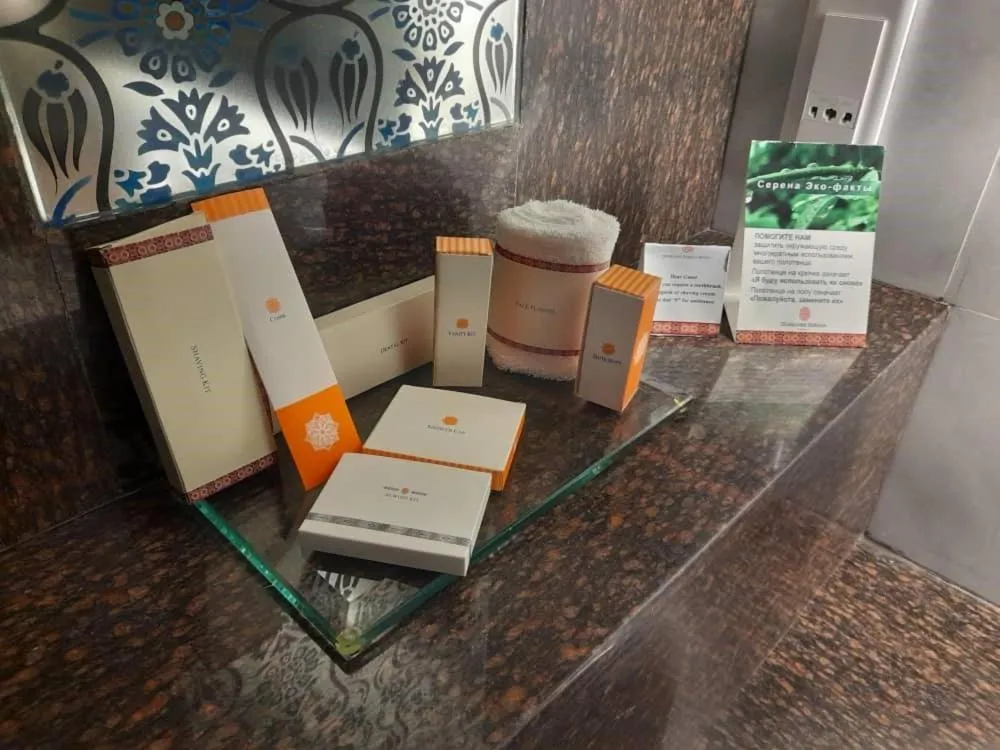 Toilet in Dushanbe Serena Hotel