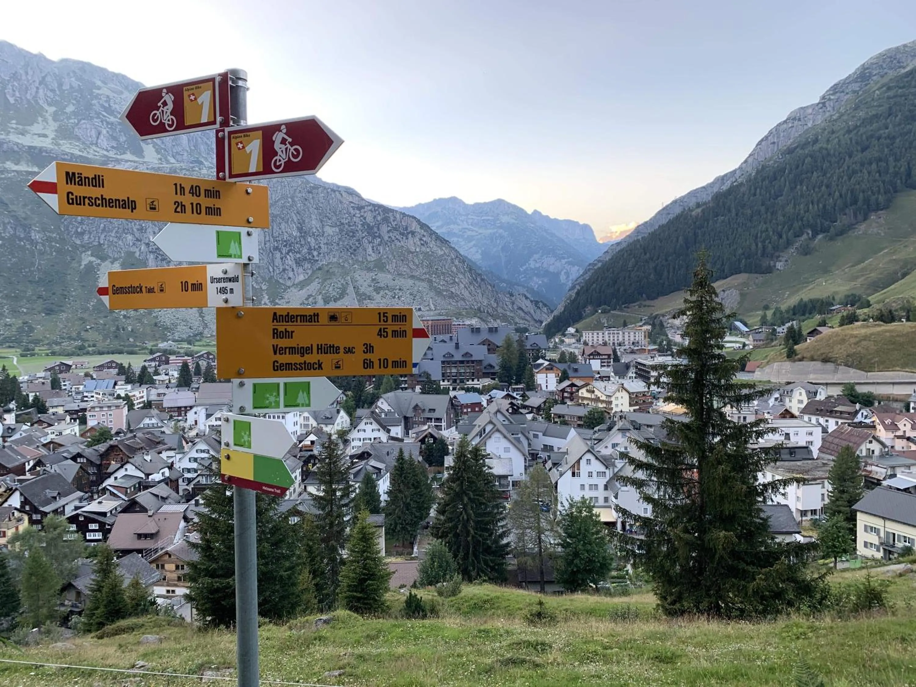 Natural landscape in Hotel Piz Badus
