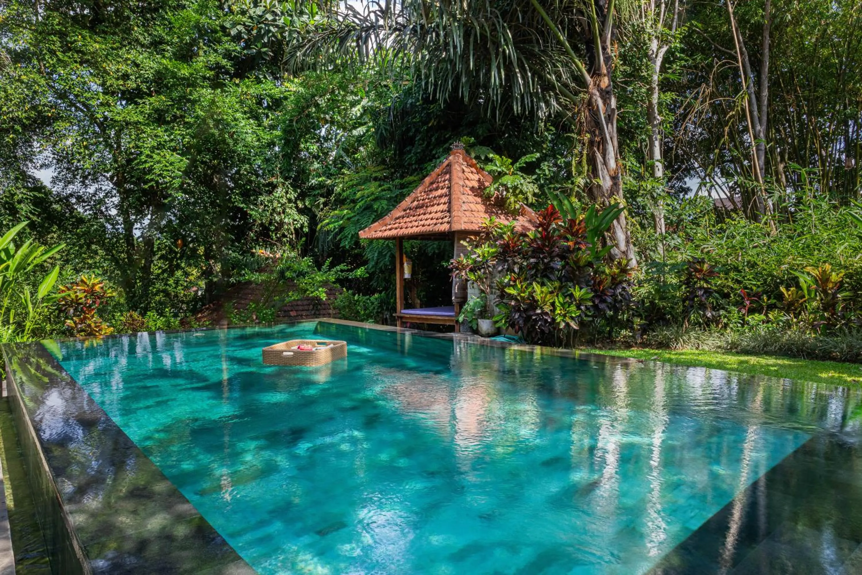 Swimming pool in Sari Bamboo Villas