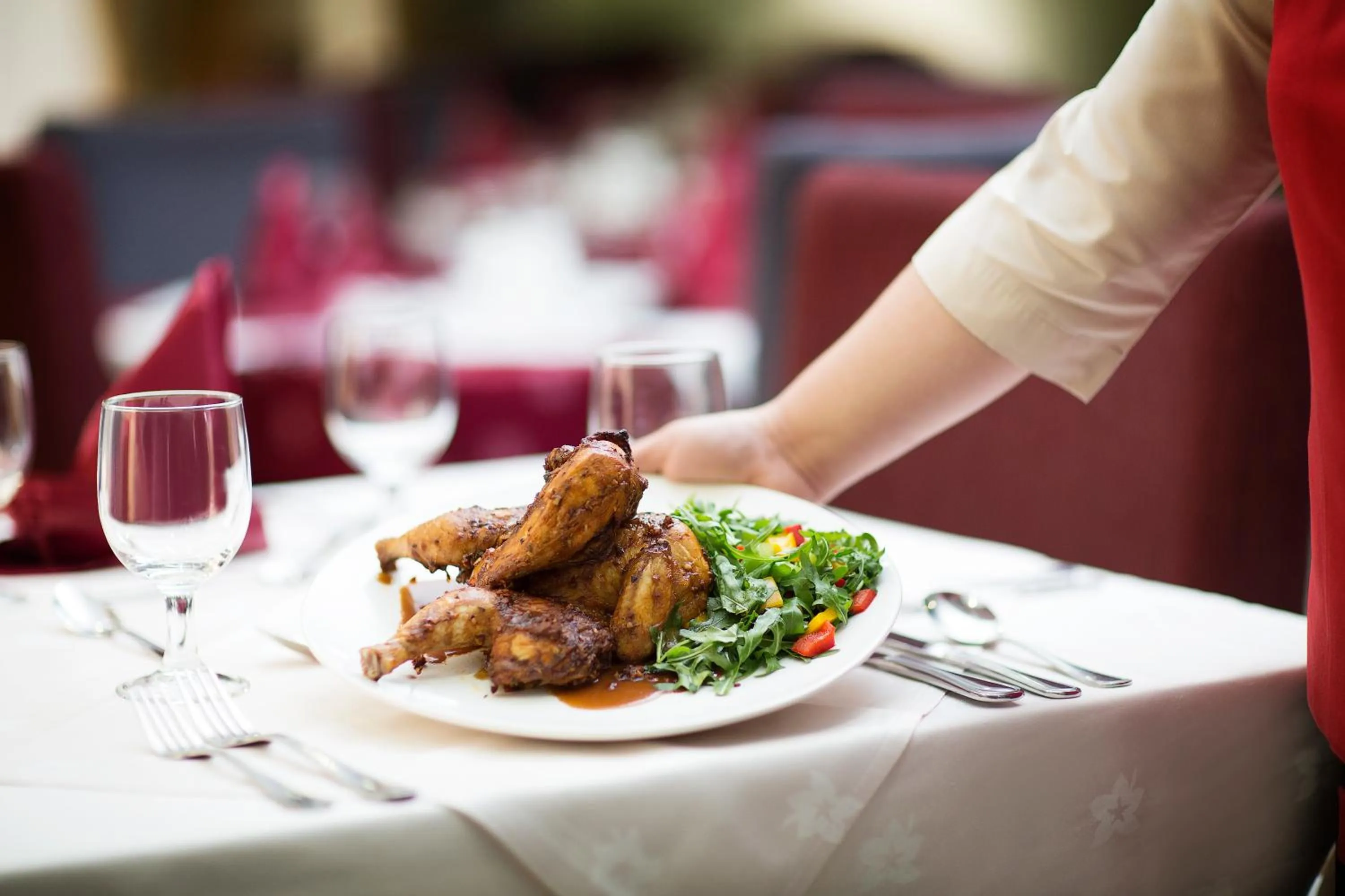 Food close-up in Gateway Hotel