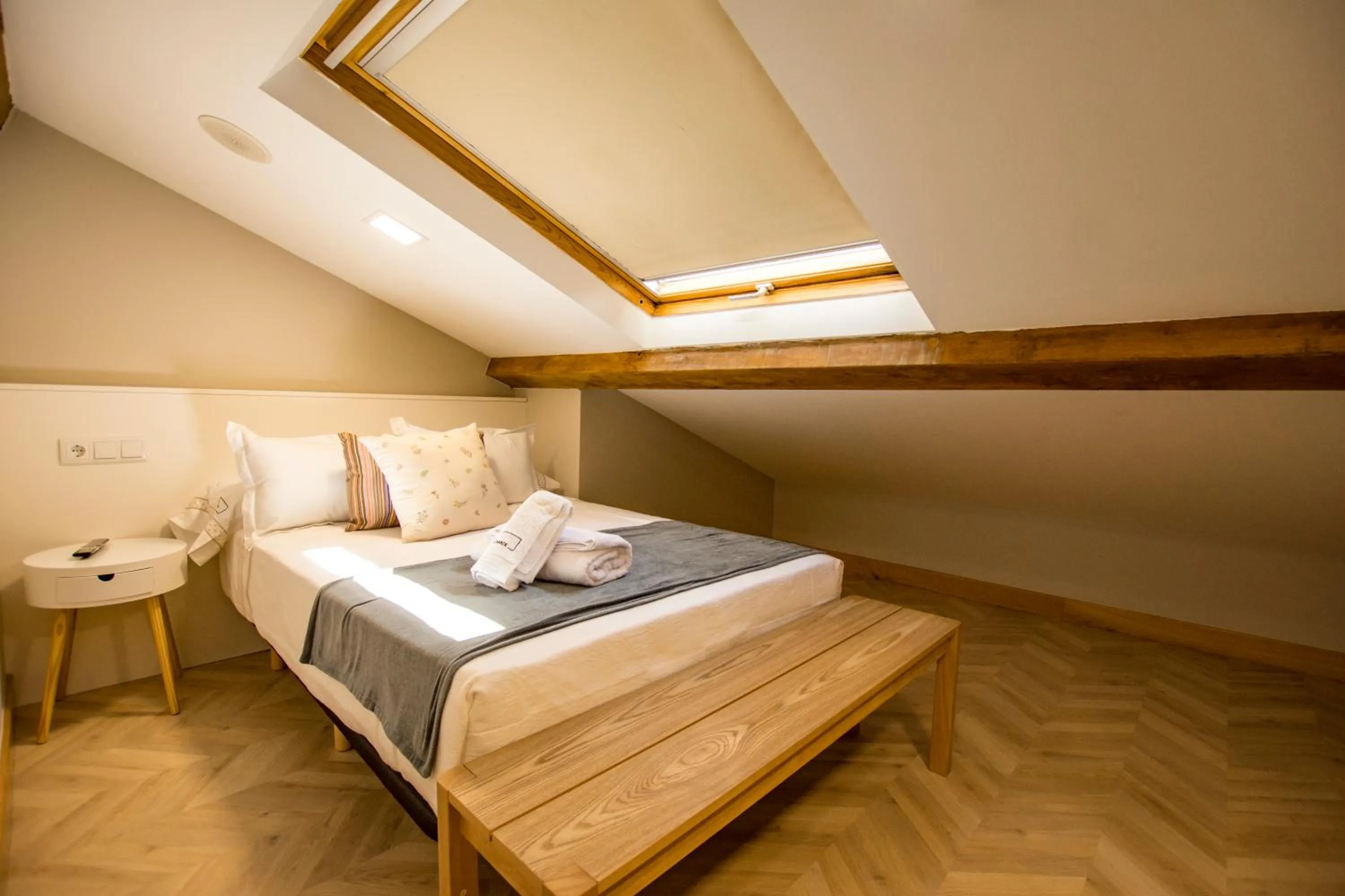 Bed in hostal Nomade Santiago