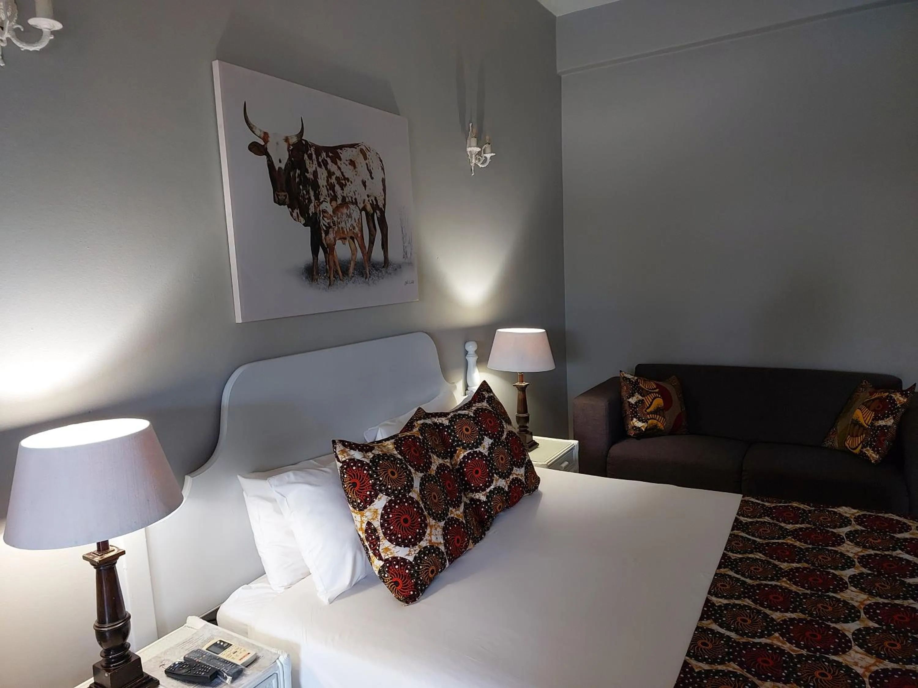 Bed in Fairway Guest Lodge