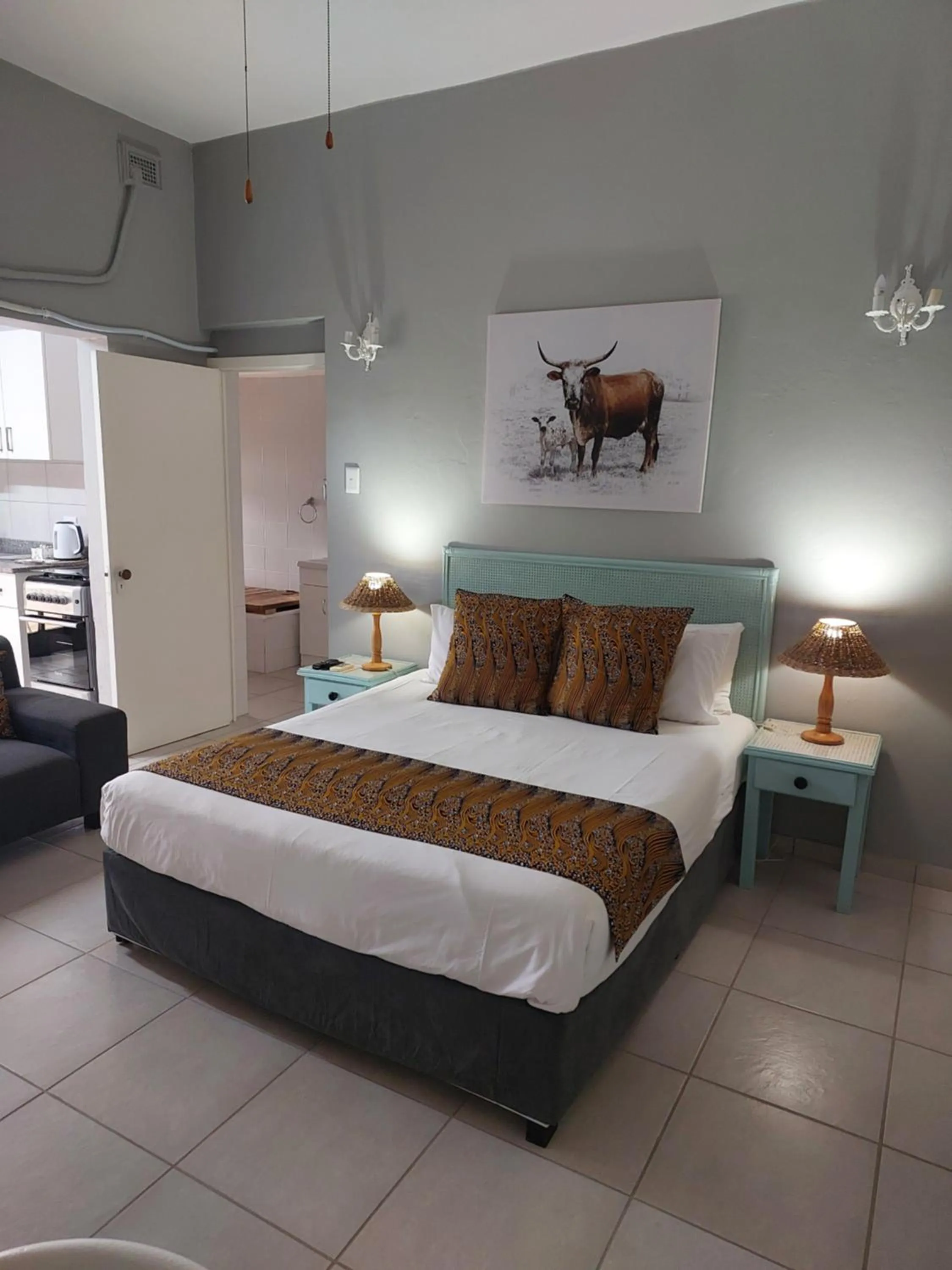 Bed in Fairway Guest Lodge