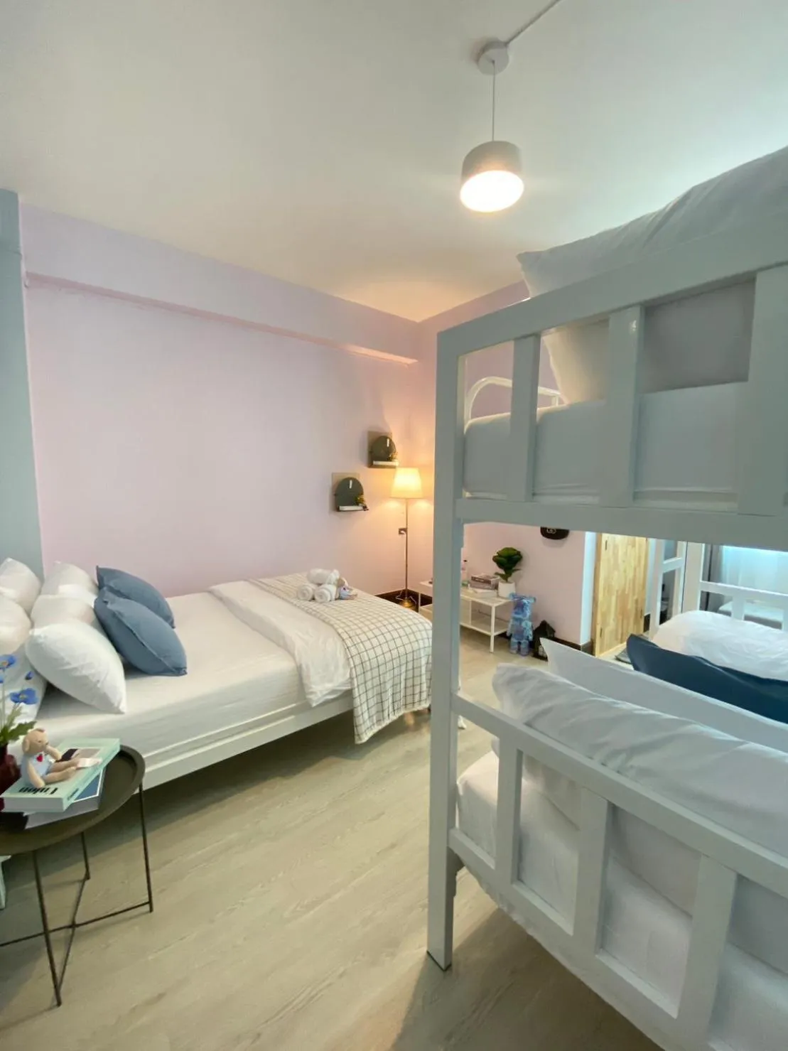 Bed in Triple J hotel Trang