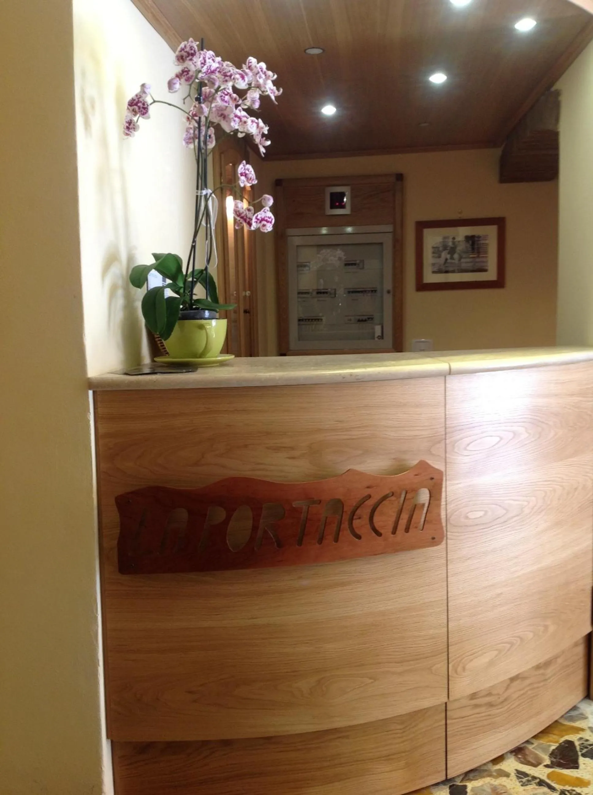 Lobby or reception in Albergo La Portaccia