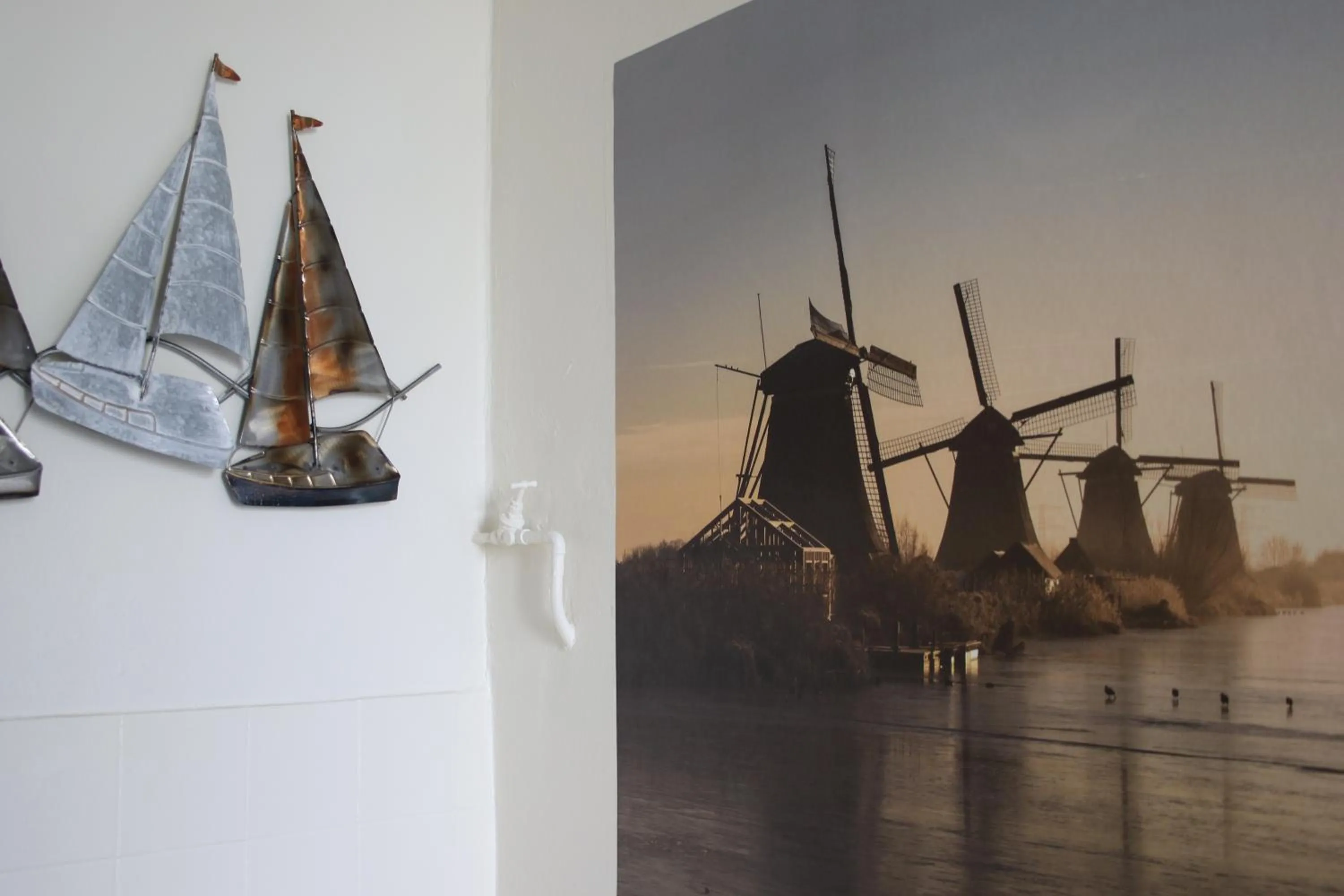 Decorative detail in Bicycle Hotel Amsterdam