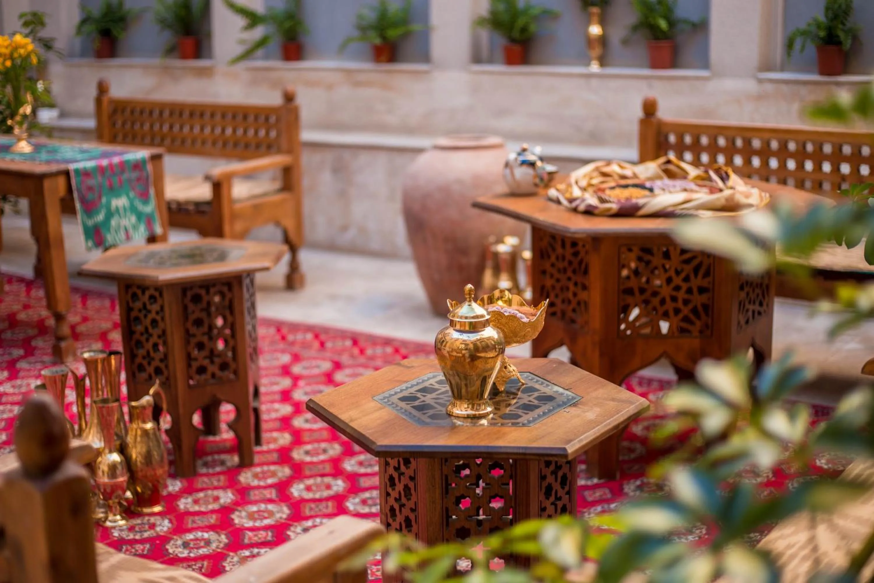 Patio in Kukaldosh Boutique Hotel