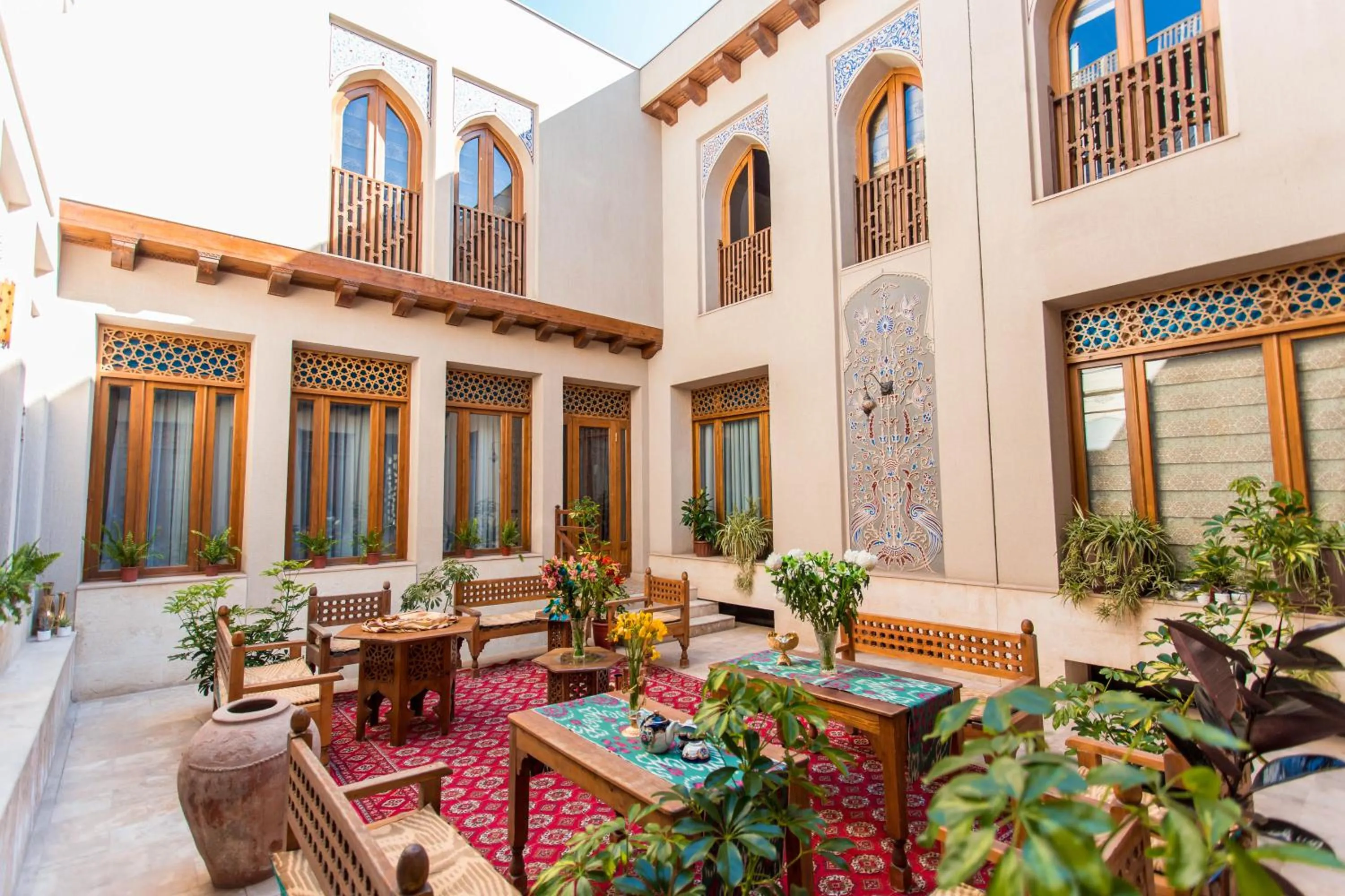 Patio in Kukaldosh Boutique Hotel