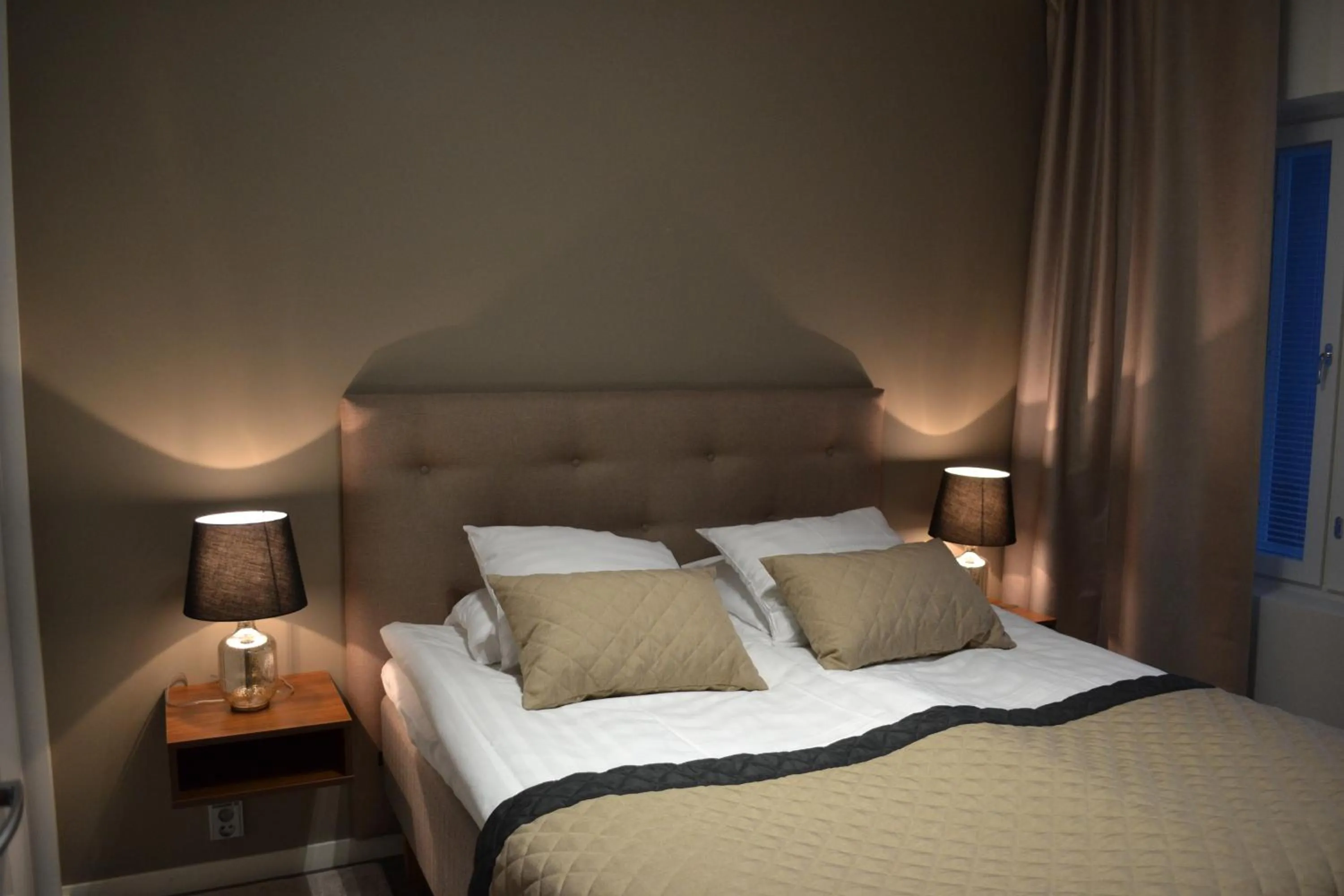 Bed in Aateli Lakeside Chalets - former Vuokatti Suites