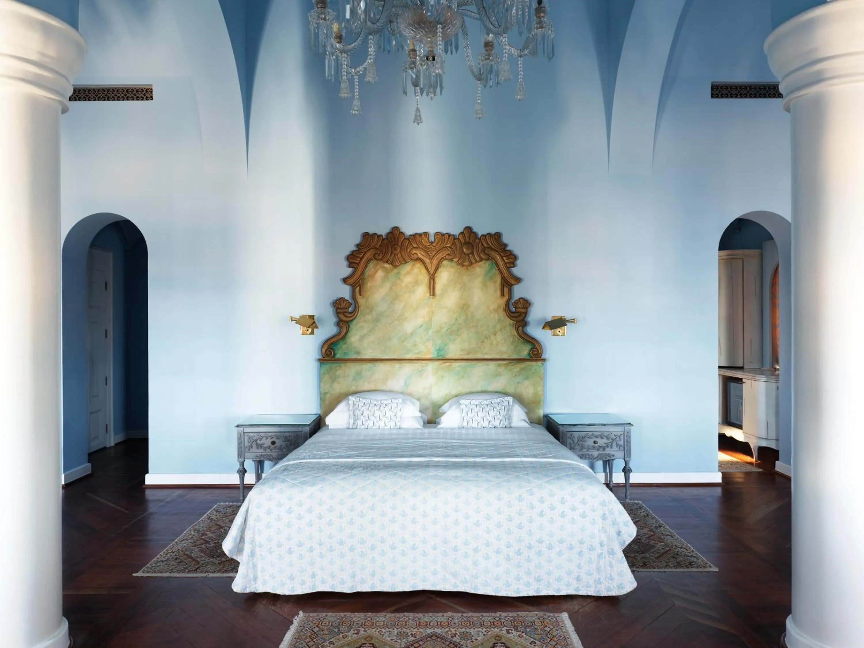 Bedroom, Bed in La Maison Bleue El Gouna