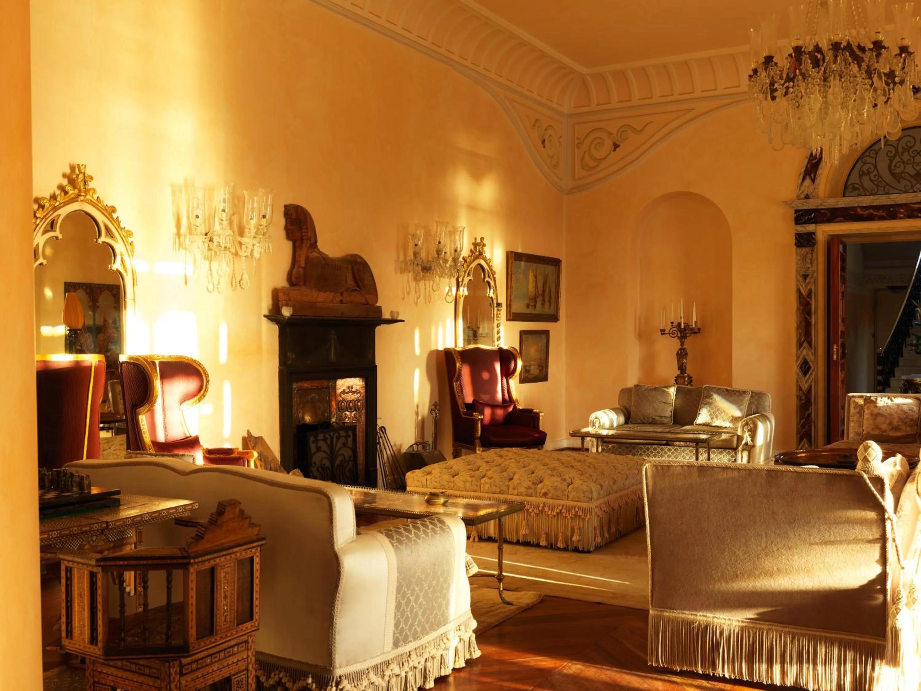 Living room in La Maison Bleue El Gouna