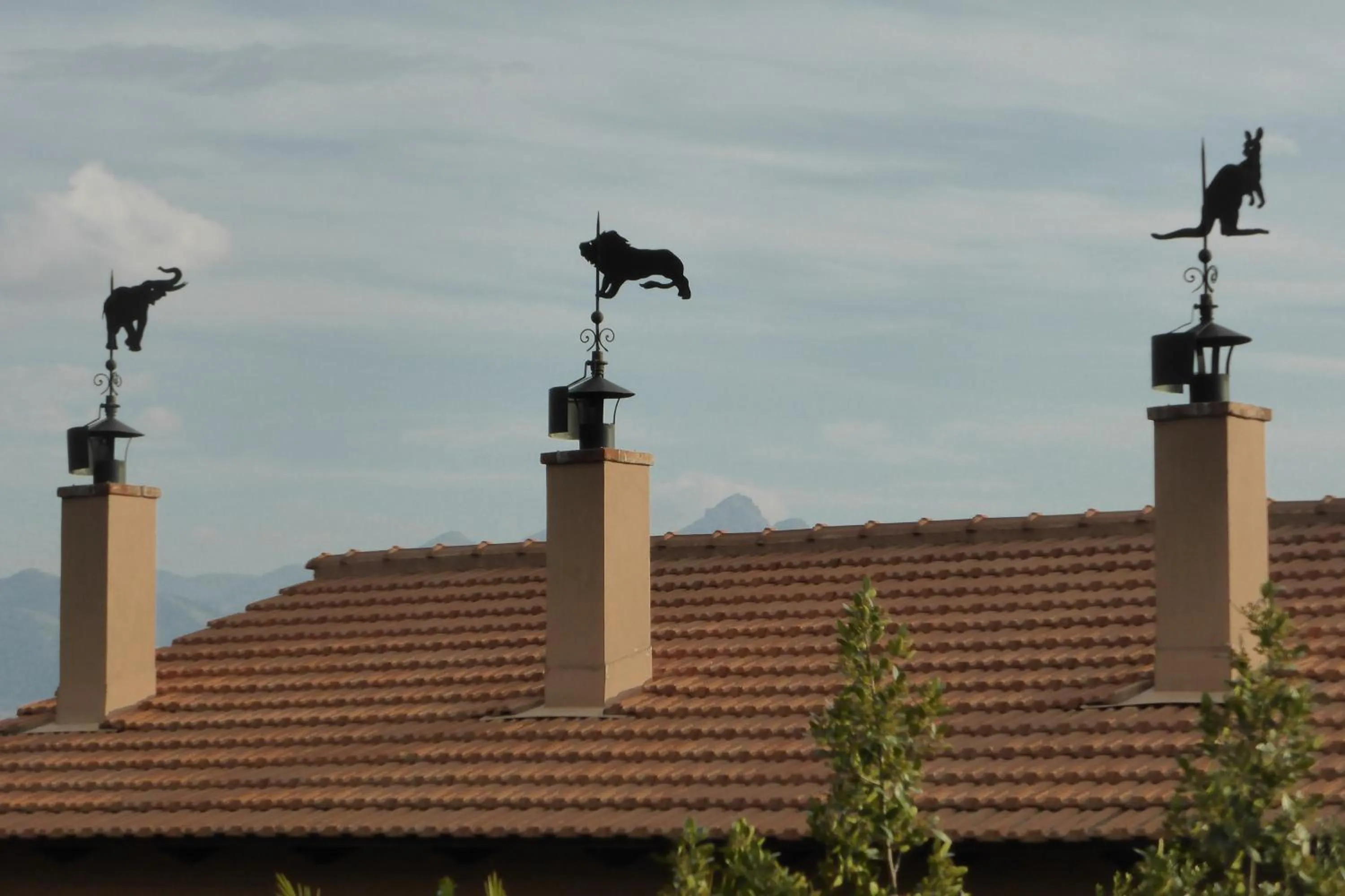 Decorative detail in Villa Paladino Solunto