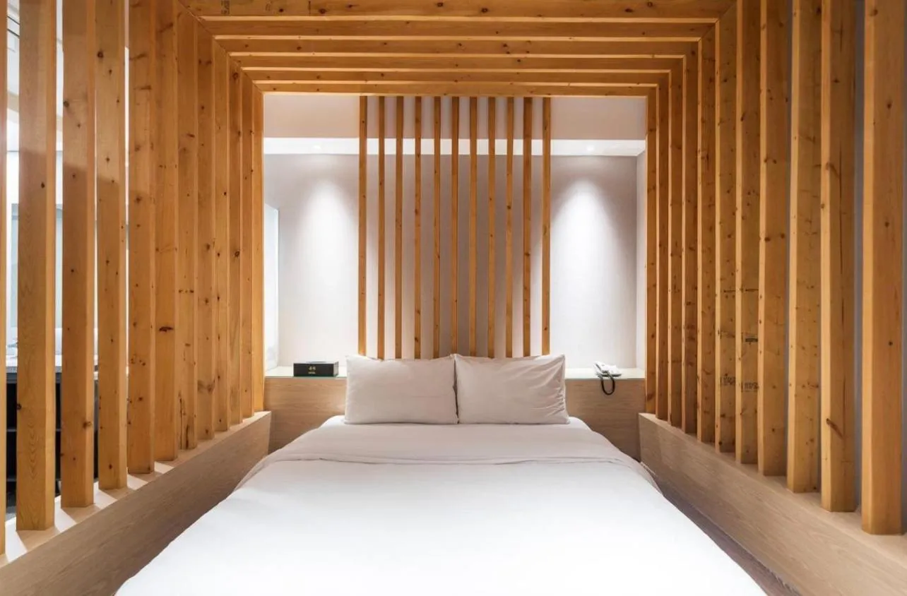 Bed in HOTEL MYEONG JAK