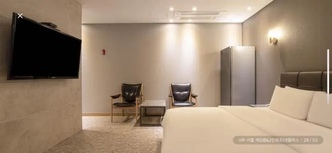 Bed in HOTEL MYEONG JAK