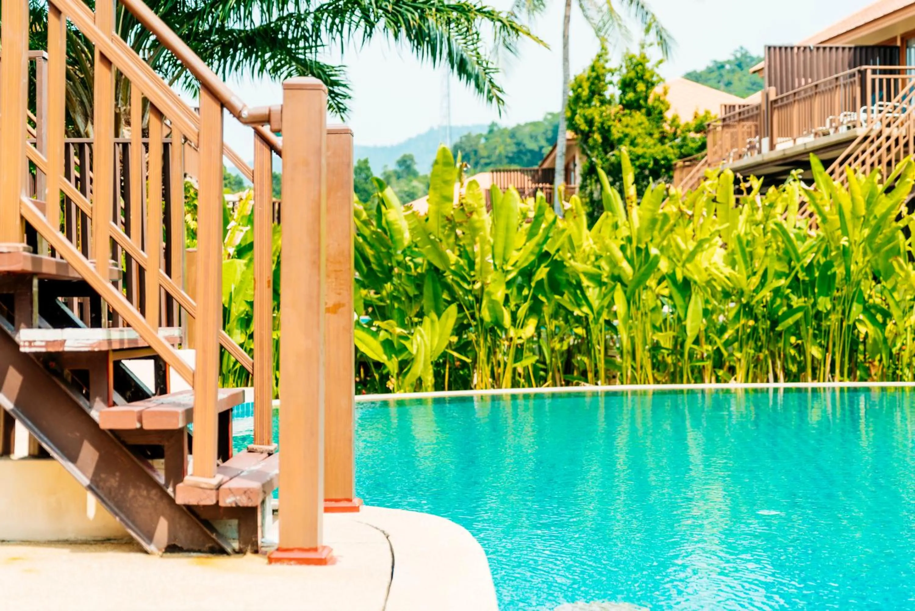 Swimming pool in Blue Bay Resort - Access to Pool and Beach-Phuket & Krabi