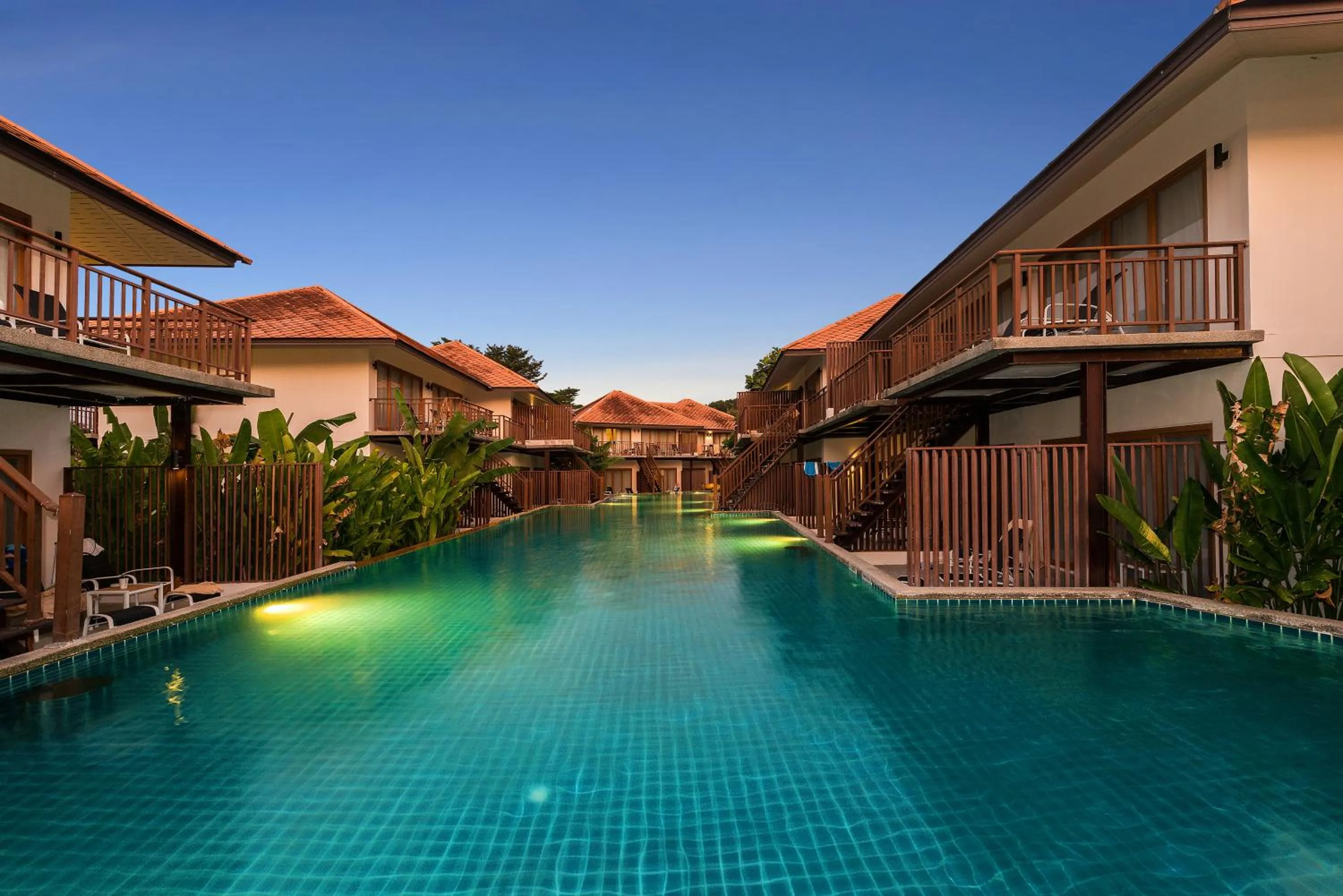 Pool view in Blue Bay Resort - Access to Pool and Beach-Phuket & Krabi