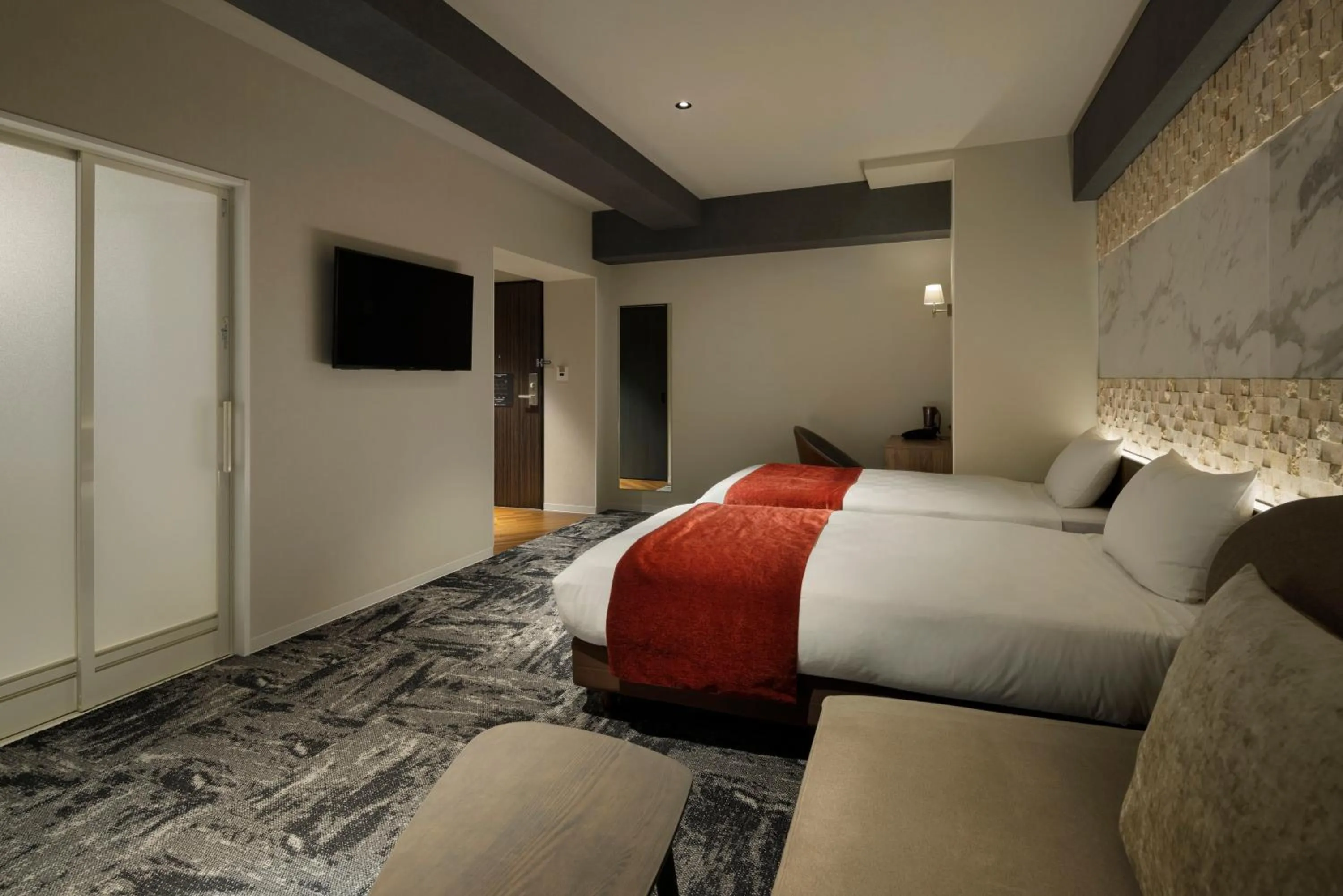 Bed in the b osaka-shinsekai