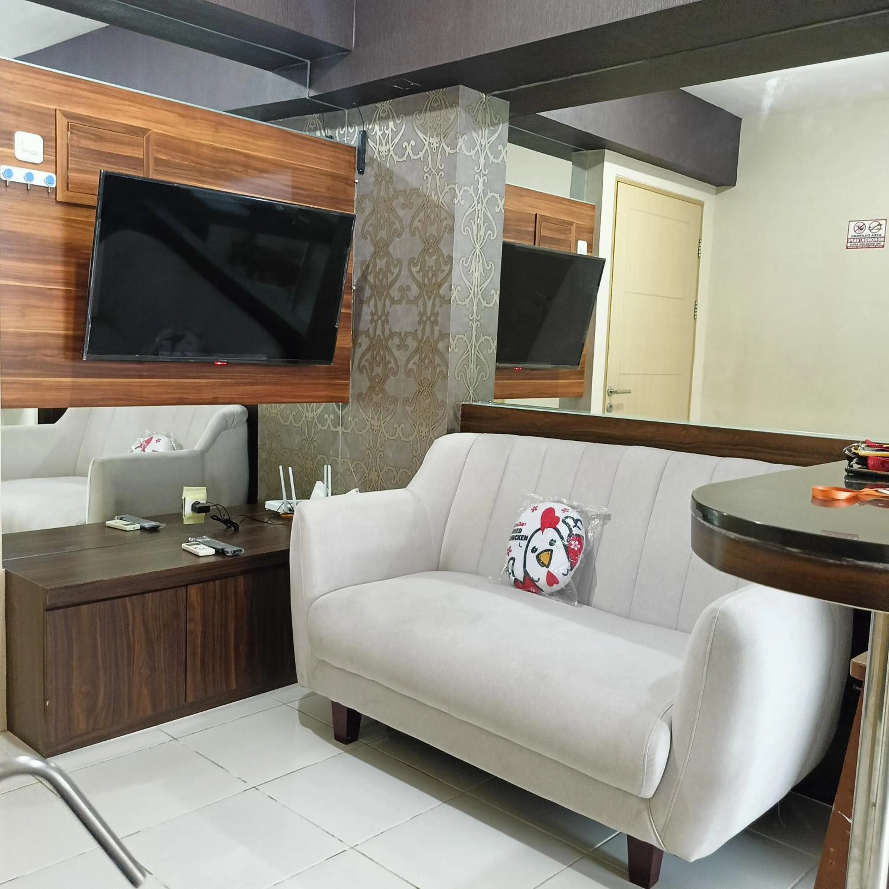 Living room in Apartemen Educity Pakuwon city Surabaya BACA DESKRIPSI DULU