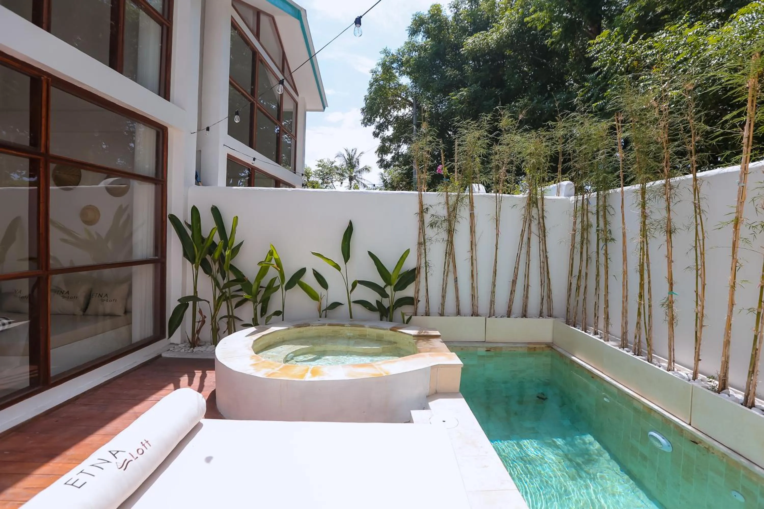 Pool view in Casa Kapuas