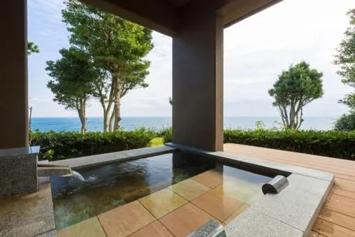 Open Air Bath in Oyado The Earth