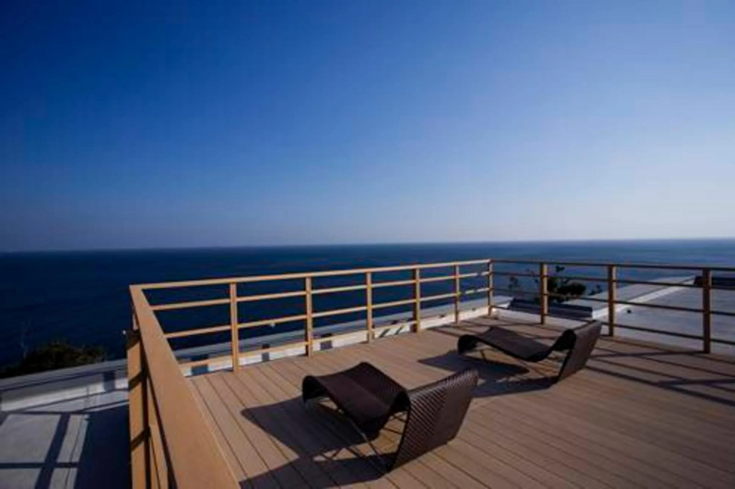 Balcony/Terrace in Oyado The Earth