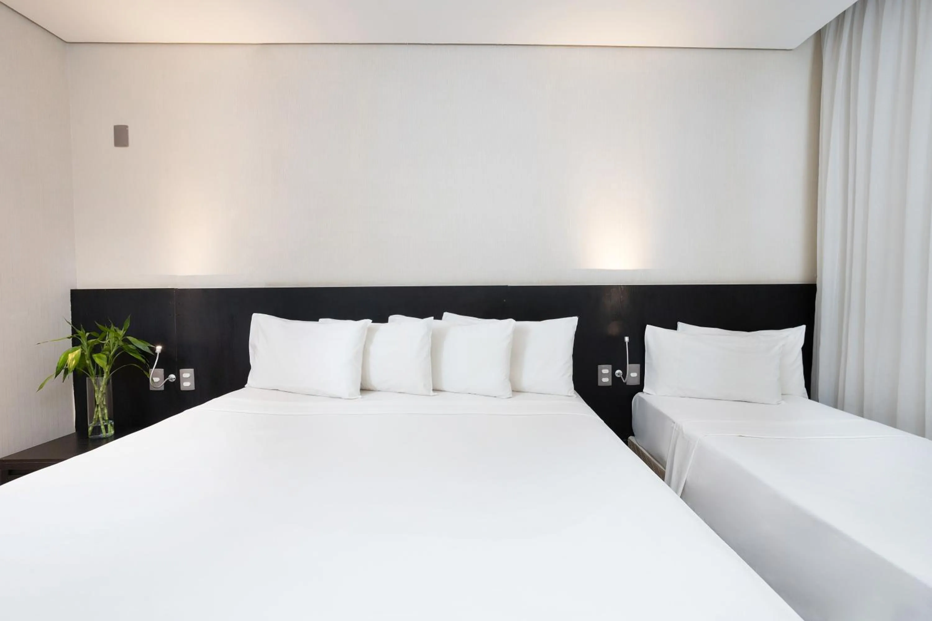 Bedroom, Bed in Cassino Tower Savassi - Próximo a FIEMG