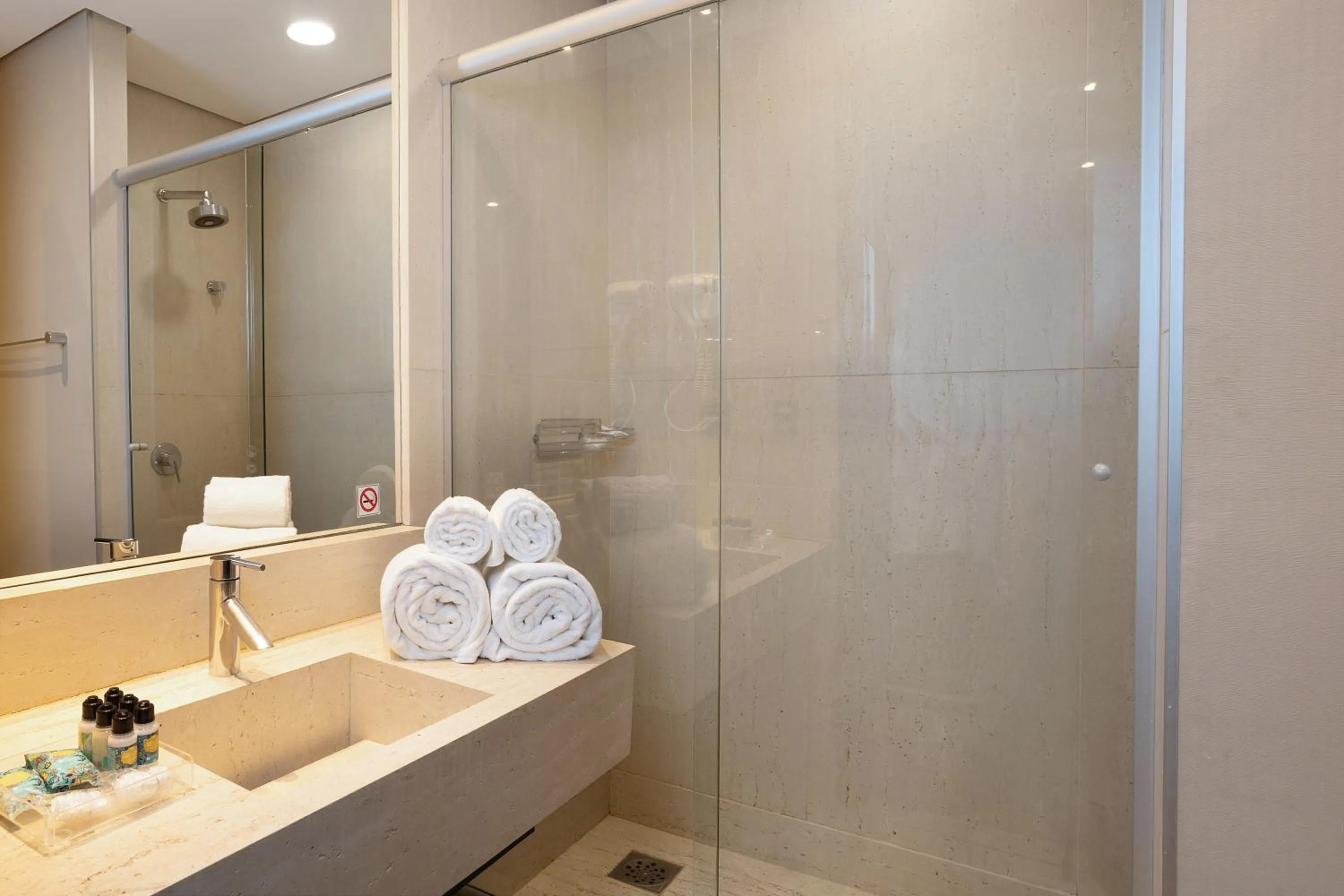 Bathroom in Cassino Tower Savassi - Próximo a FIEMG