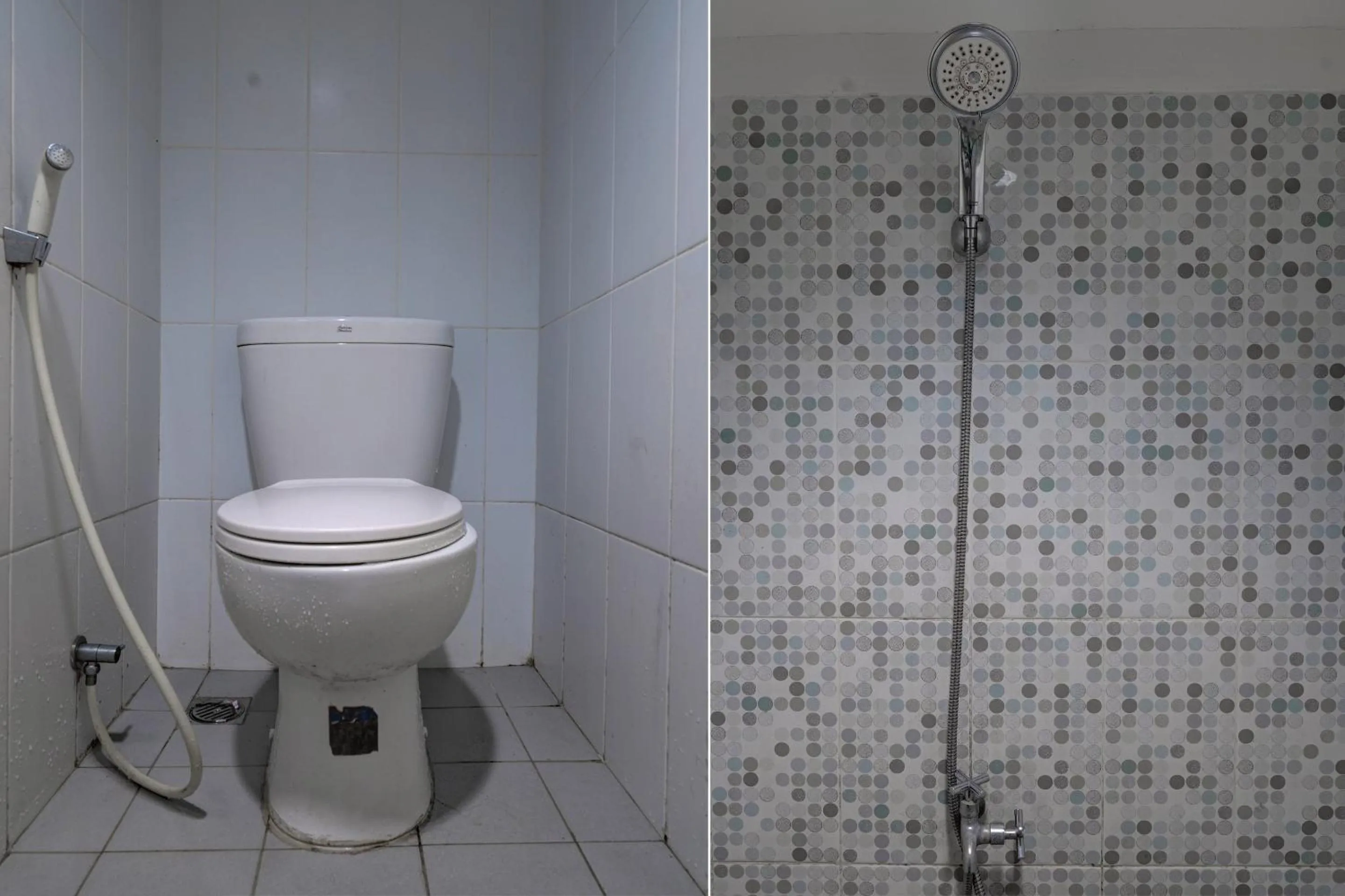 Bathroom in OYO Life 92889 Apartement Grand Sentraland Karawang By A.t Room