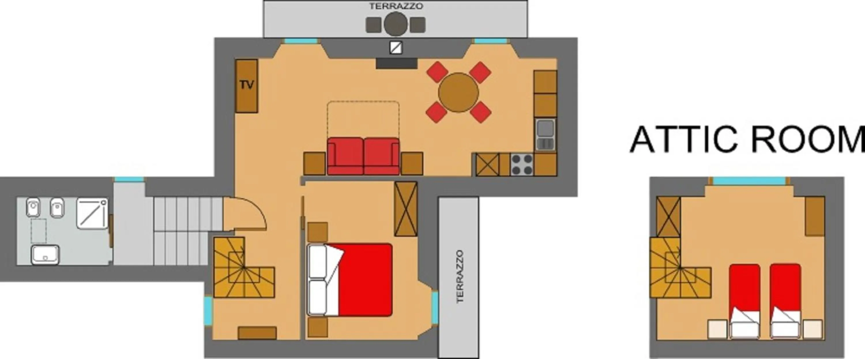 Floor plan in My Bellagio Home