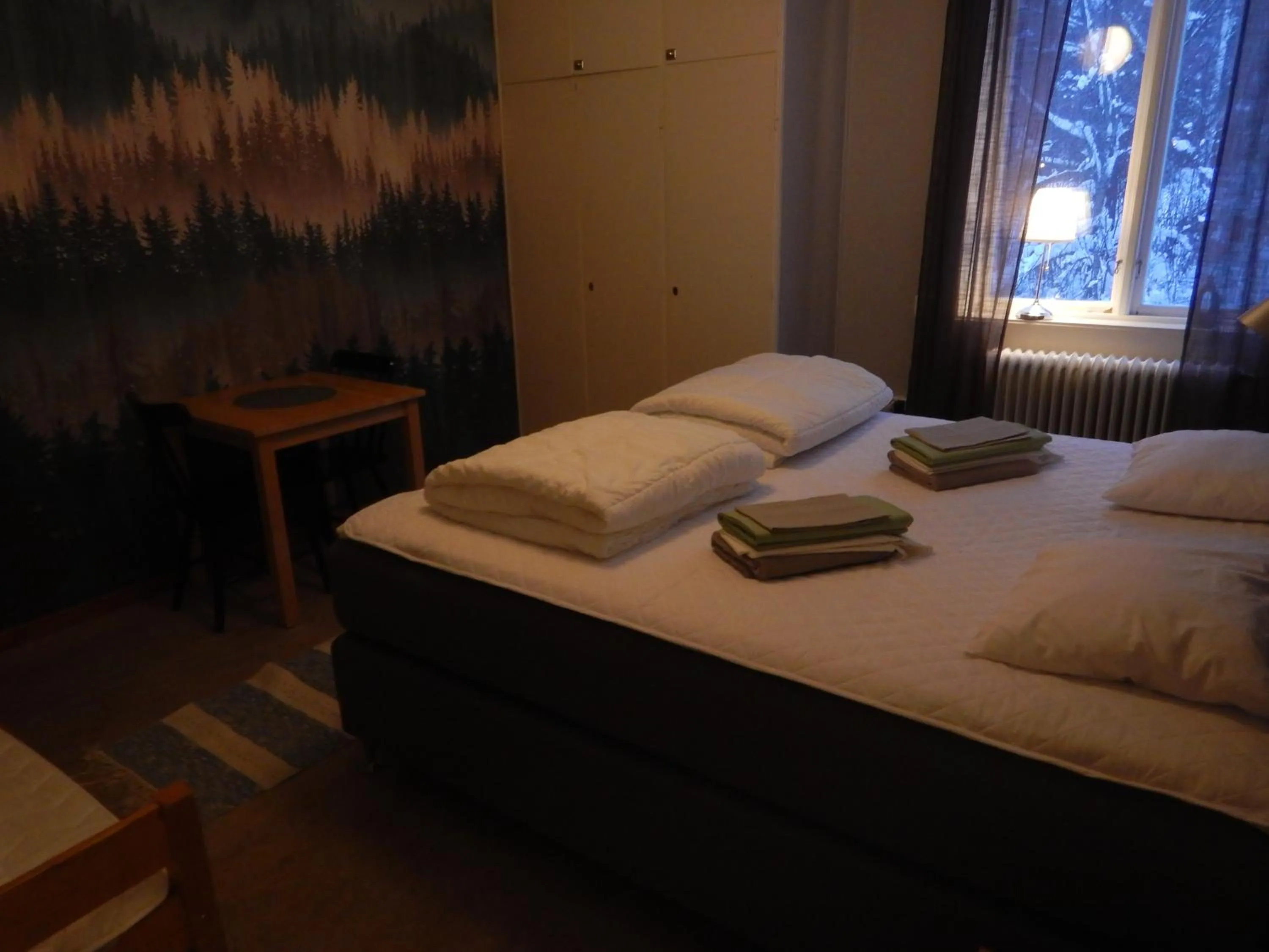 Photo of the whole room, Bed in Jokkmokks Vandrarhem Åsgård