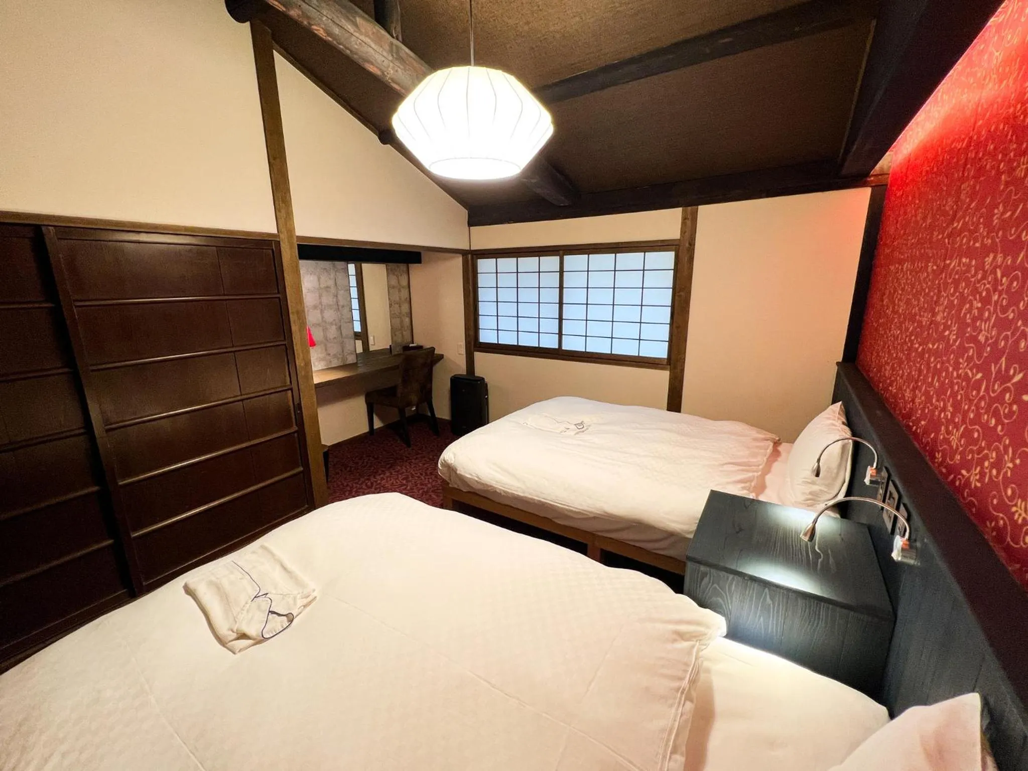 Photo of the whole room, Bed in Rinn Shijo Machiya