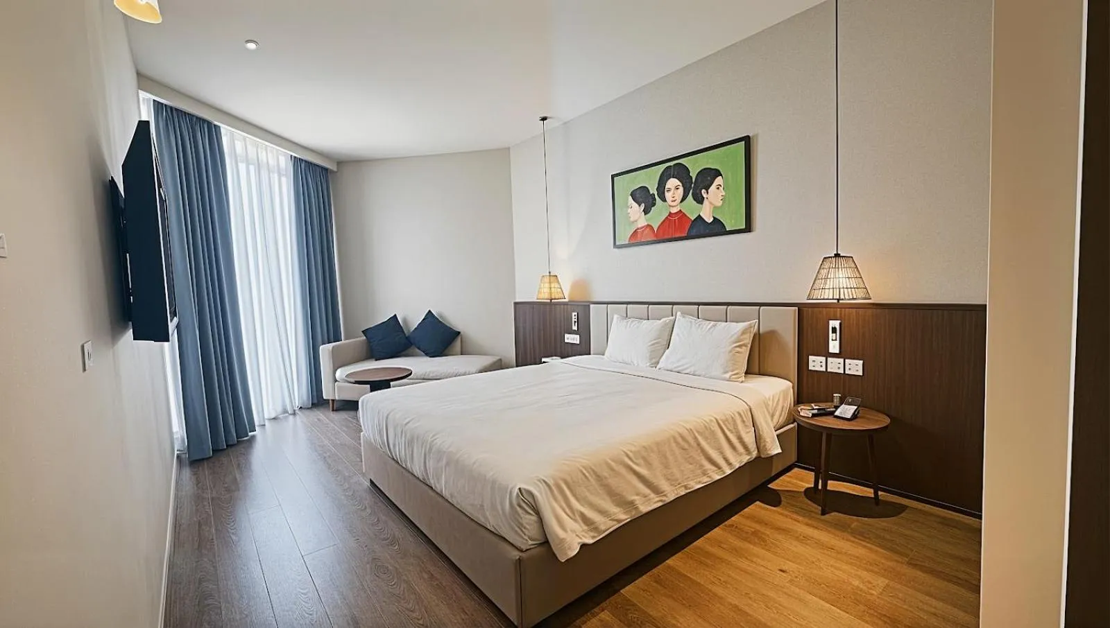 TV and multimedia, Bed in Apec Luxe Escape Sunset Resort