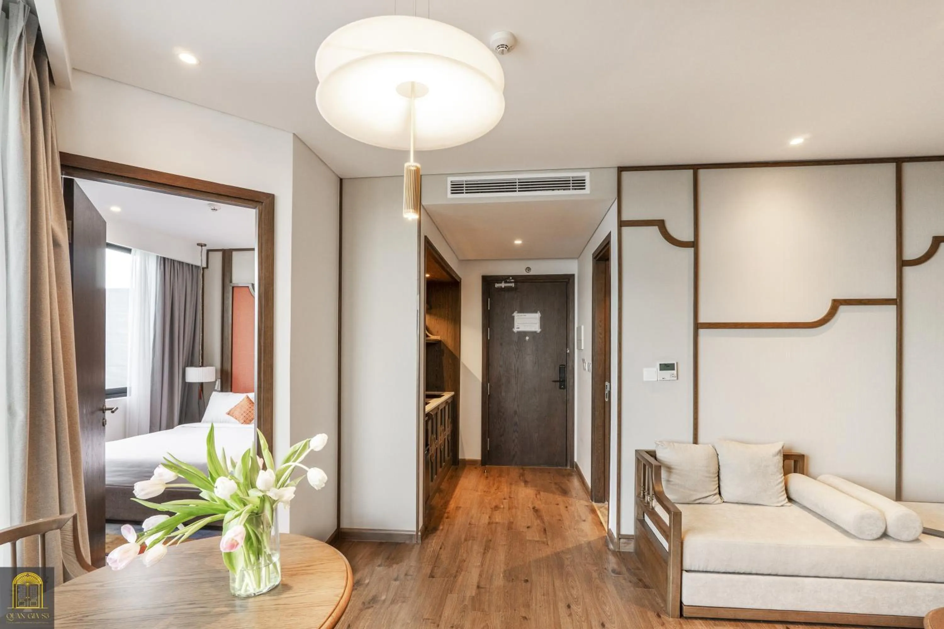 Bed in Apec Luxe Escape Sunset Resort