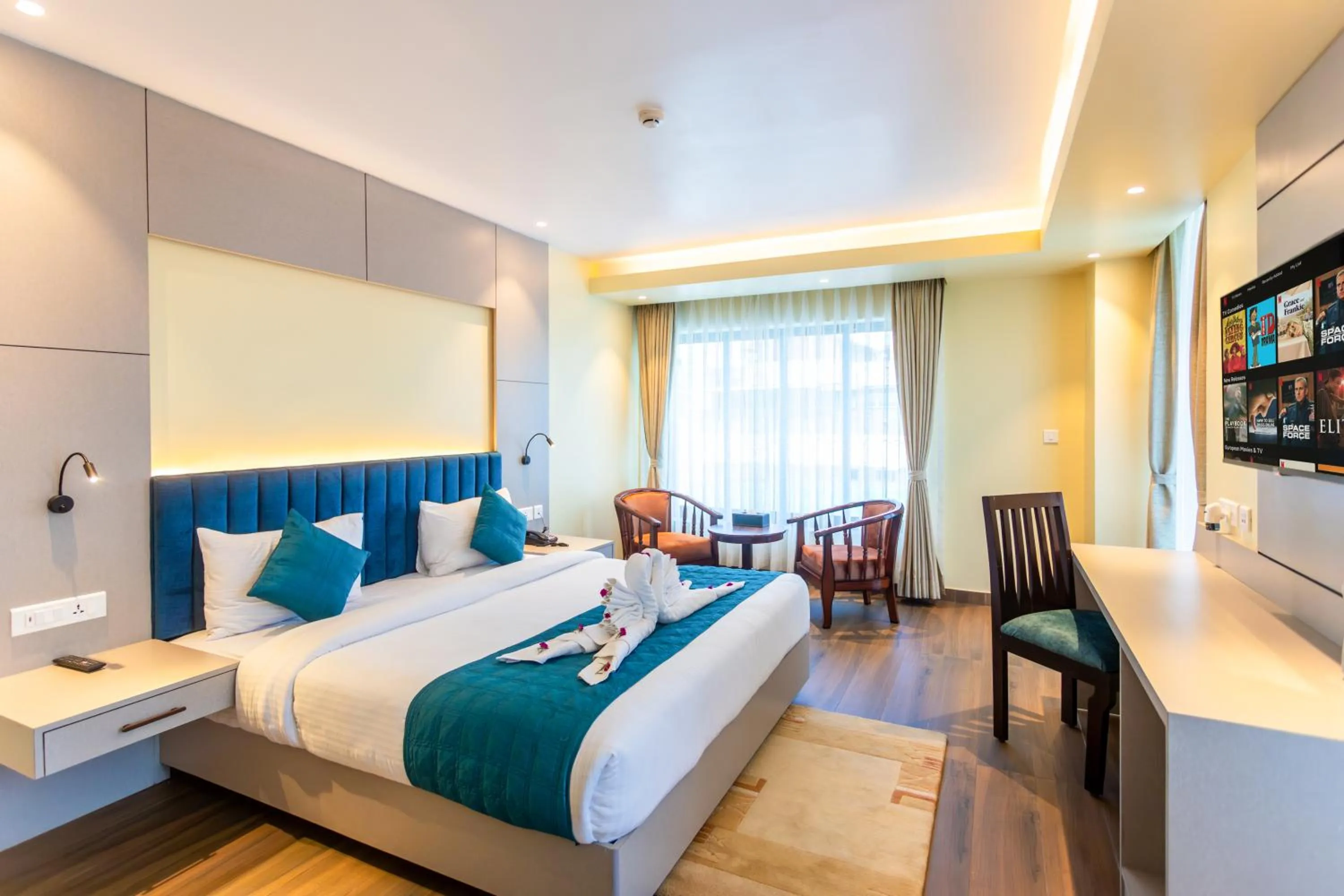 Bed in Bhairahawa Garden Resort