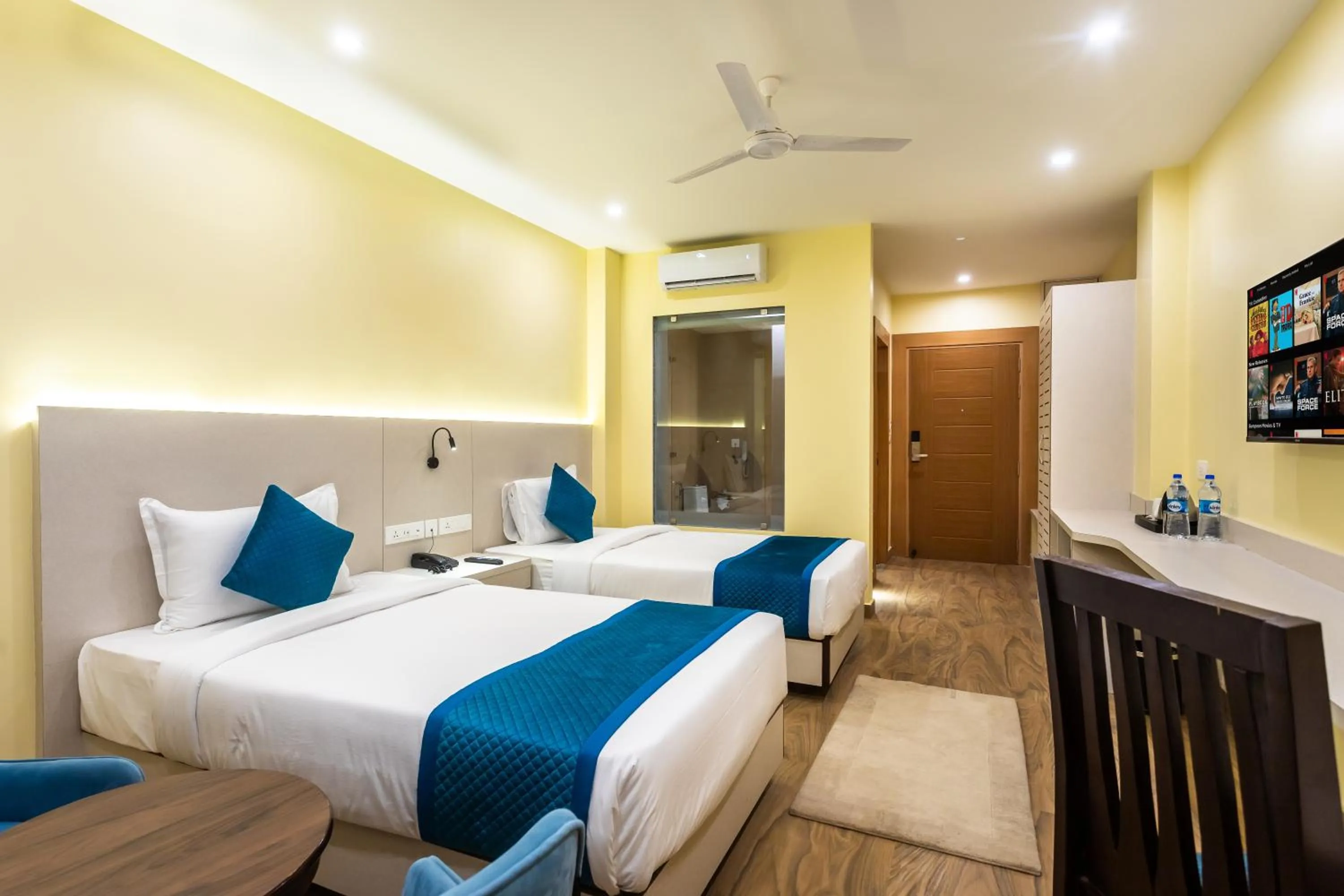 Bathroom, Bed in Bhairahawa Garden Resort