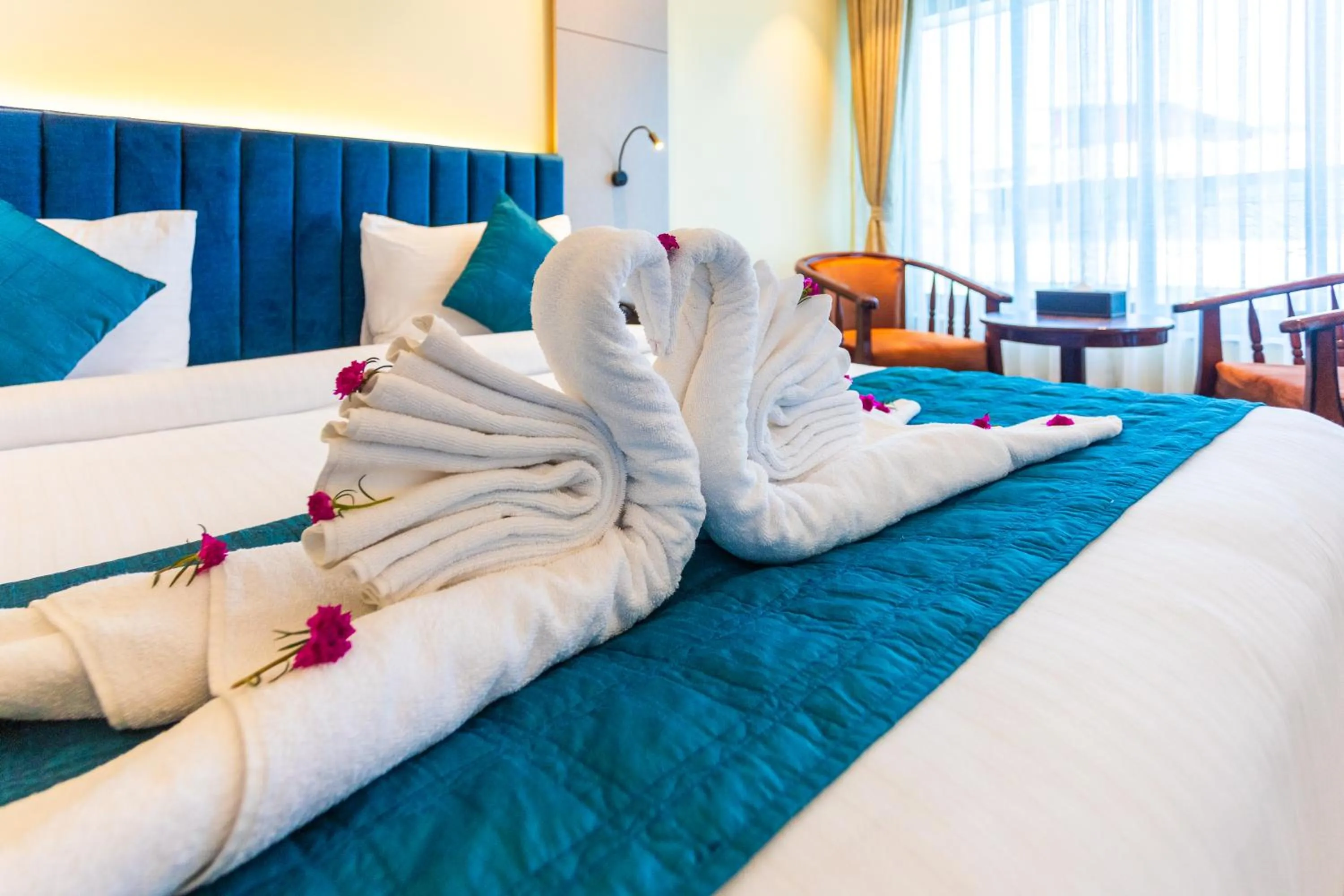 Bed in Bhairahawa Garden Resort